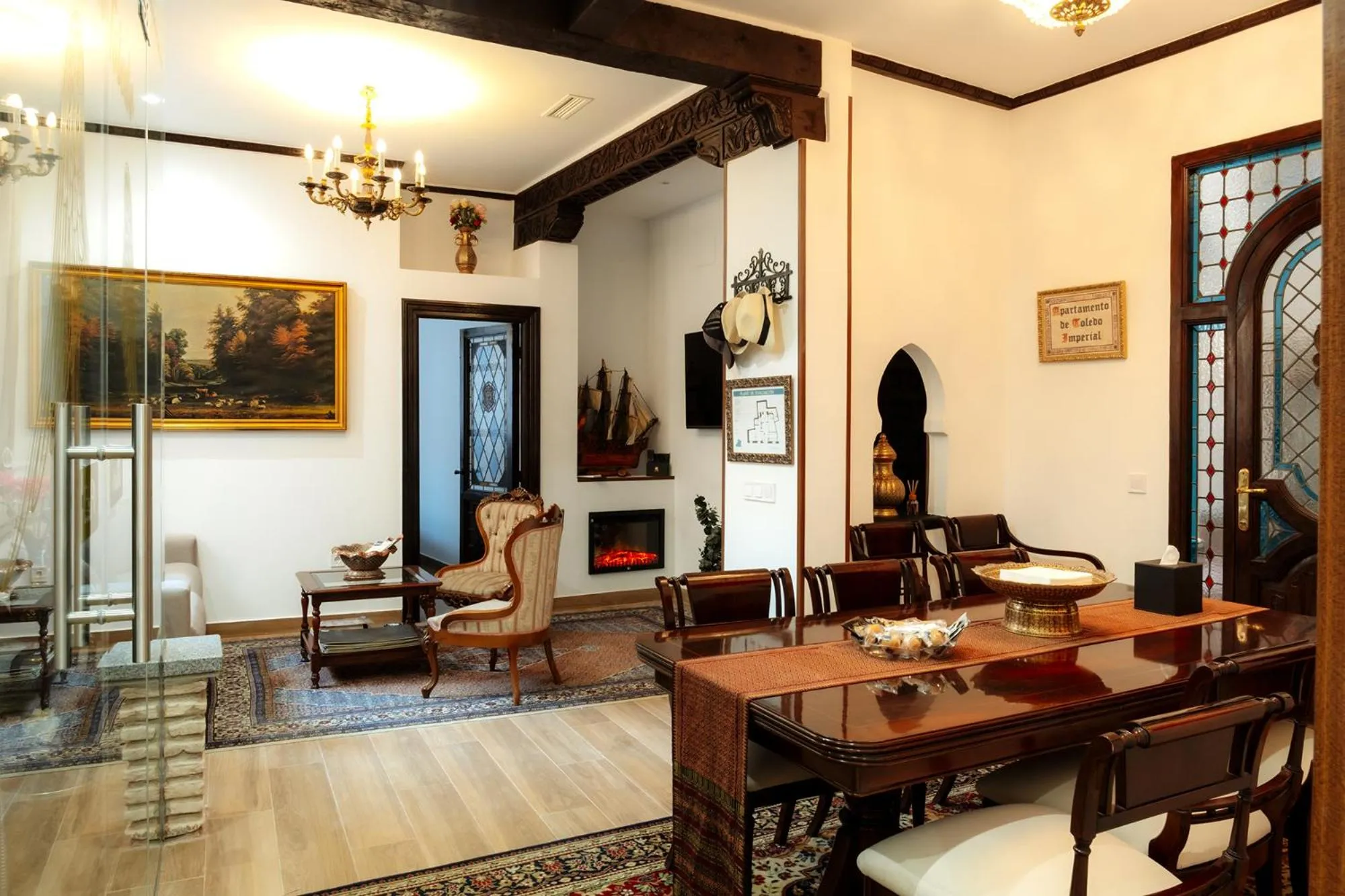 Living room in Casón De Los López Apartments