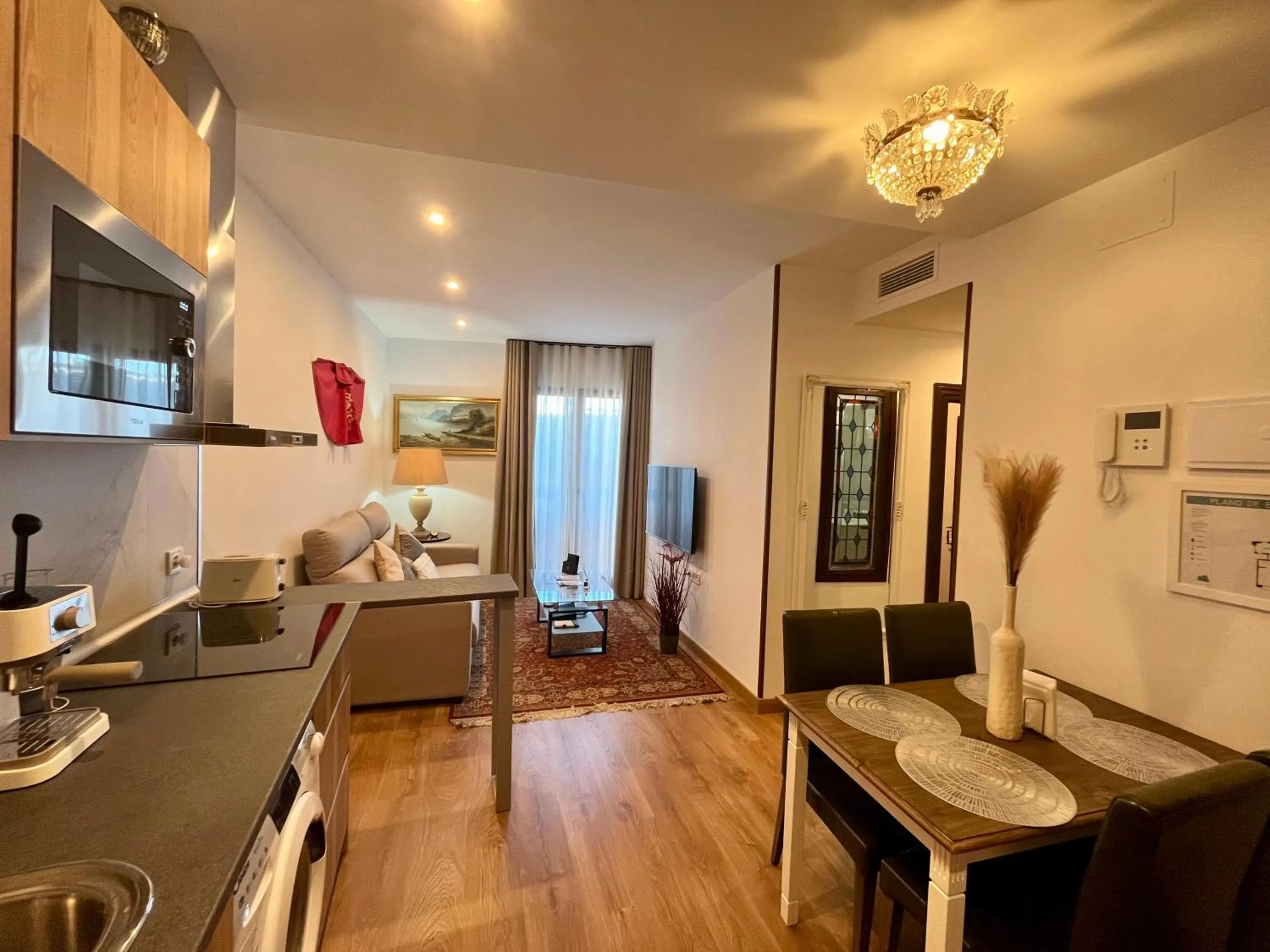 Kitchen or kitchenette in Casón De Los López Apartments