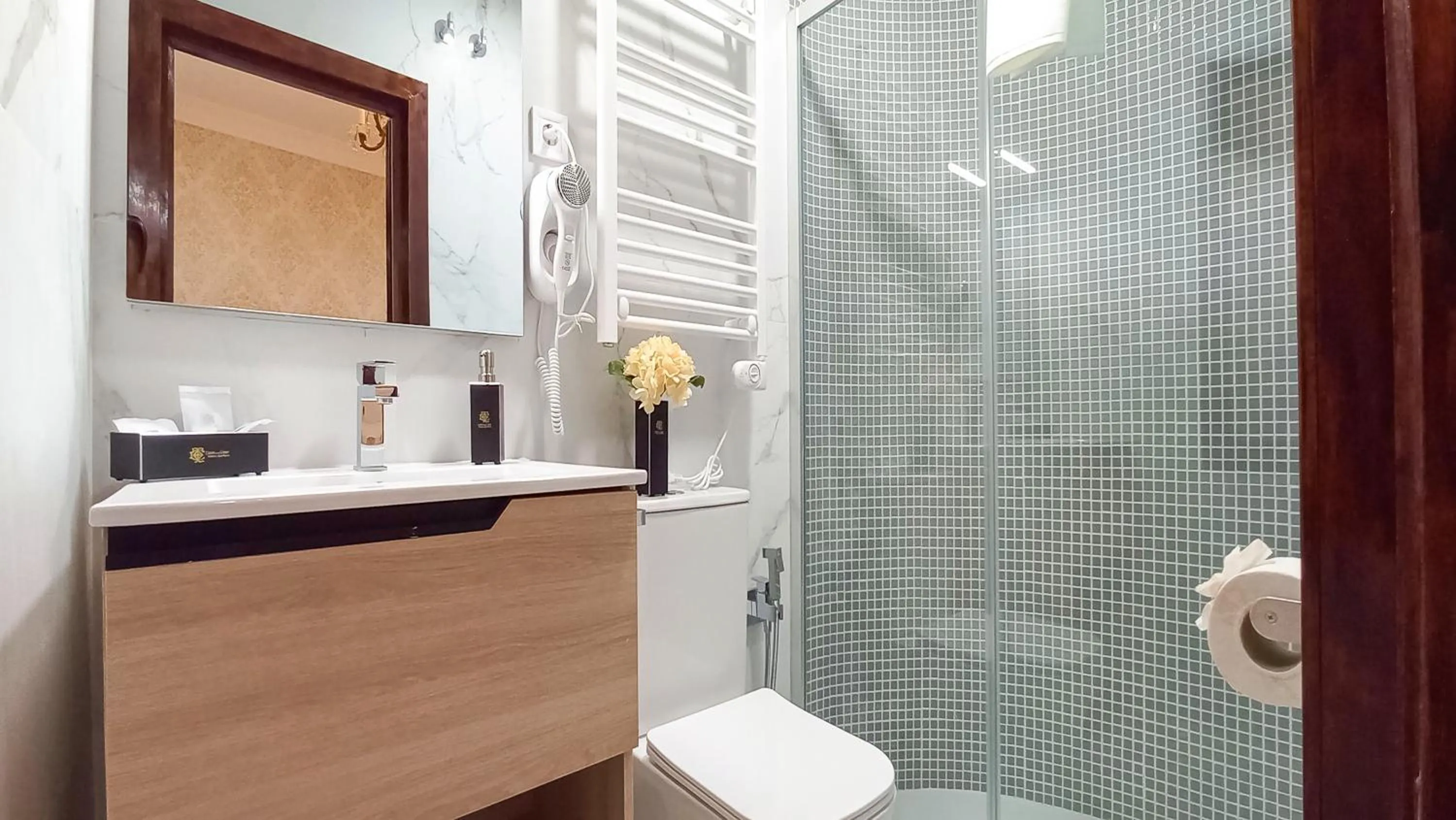 Shower in Casón De Los López Apartments