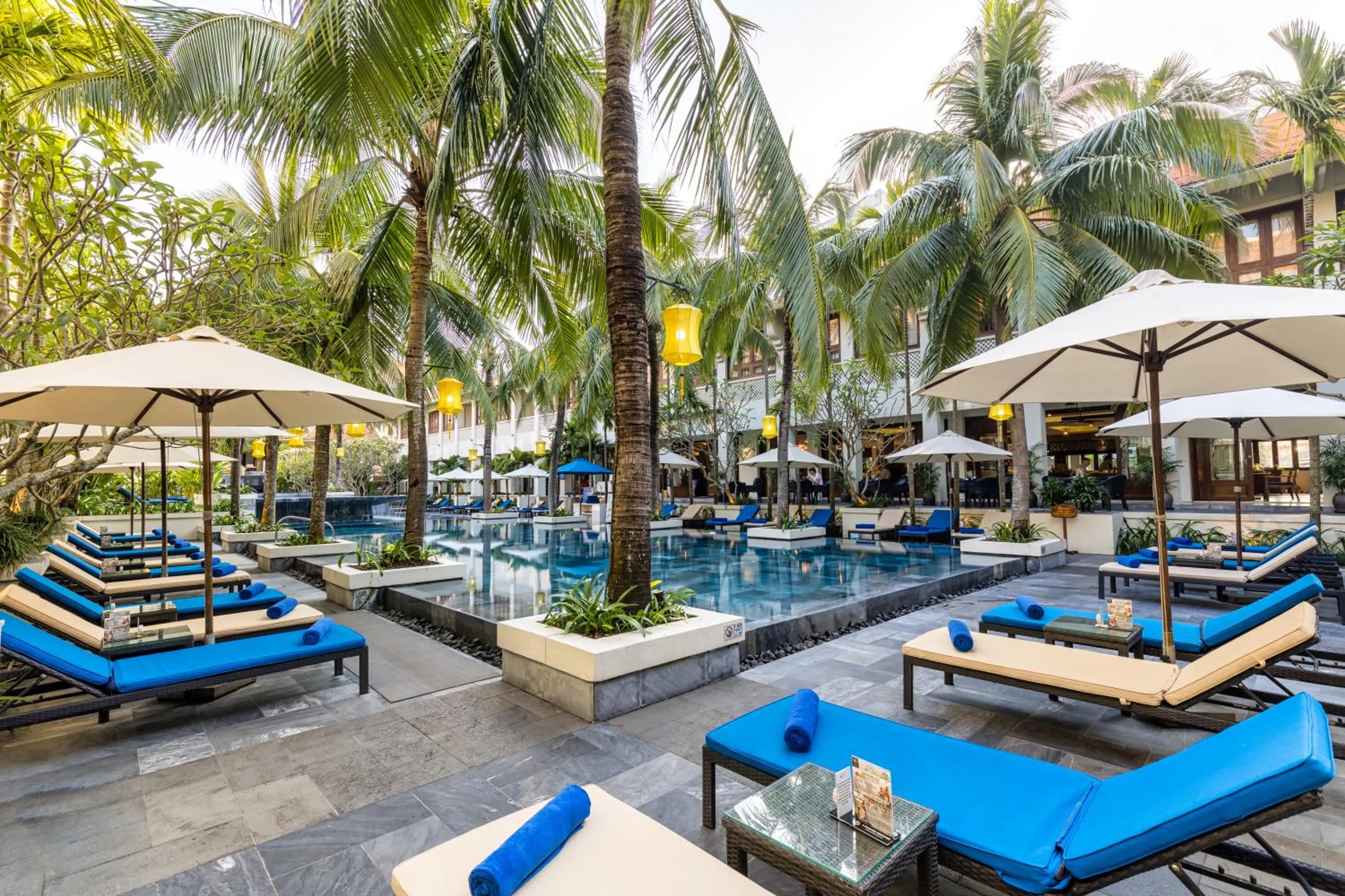 Pool view in Almanity Hoi An Resort & Spa