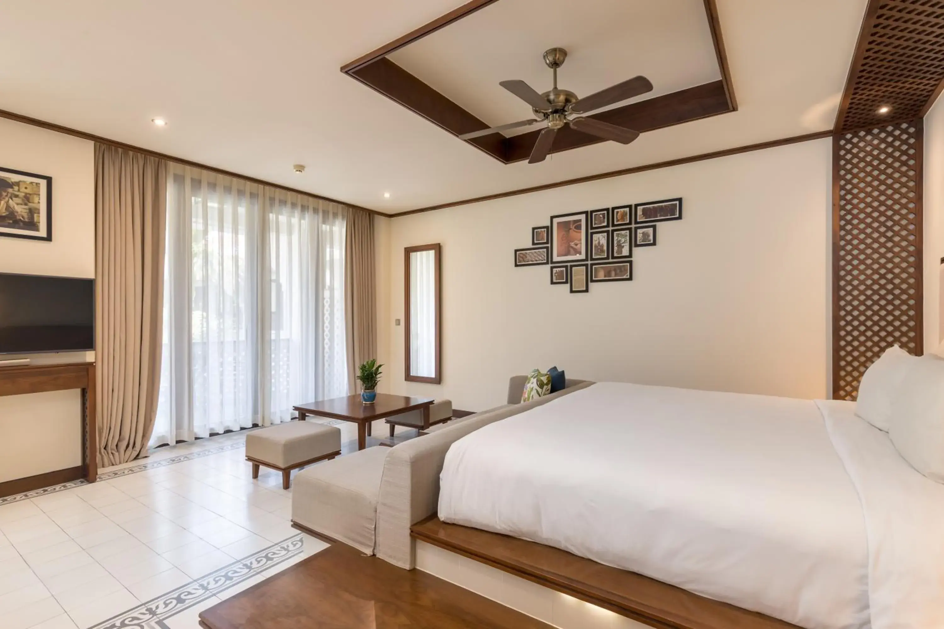 View (from property/room), Bed in Almanity Hoi An Resort & Spa View (from property/room), Bed in Almanity Hoi An Resort & Spa