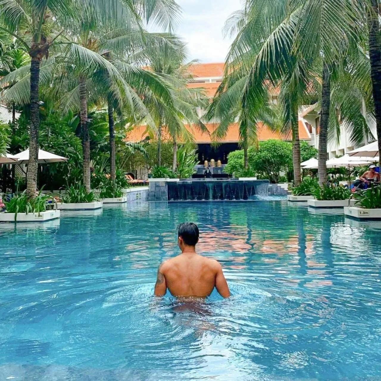 Pool view in Almanity Hoi An Resort & Spa