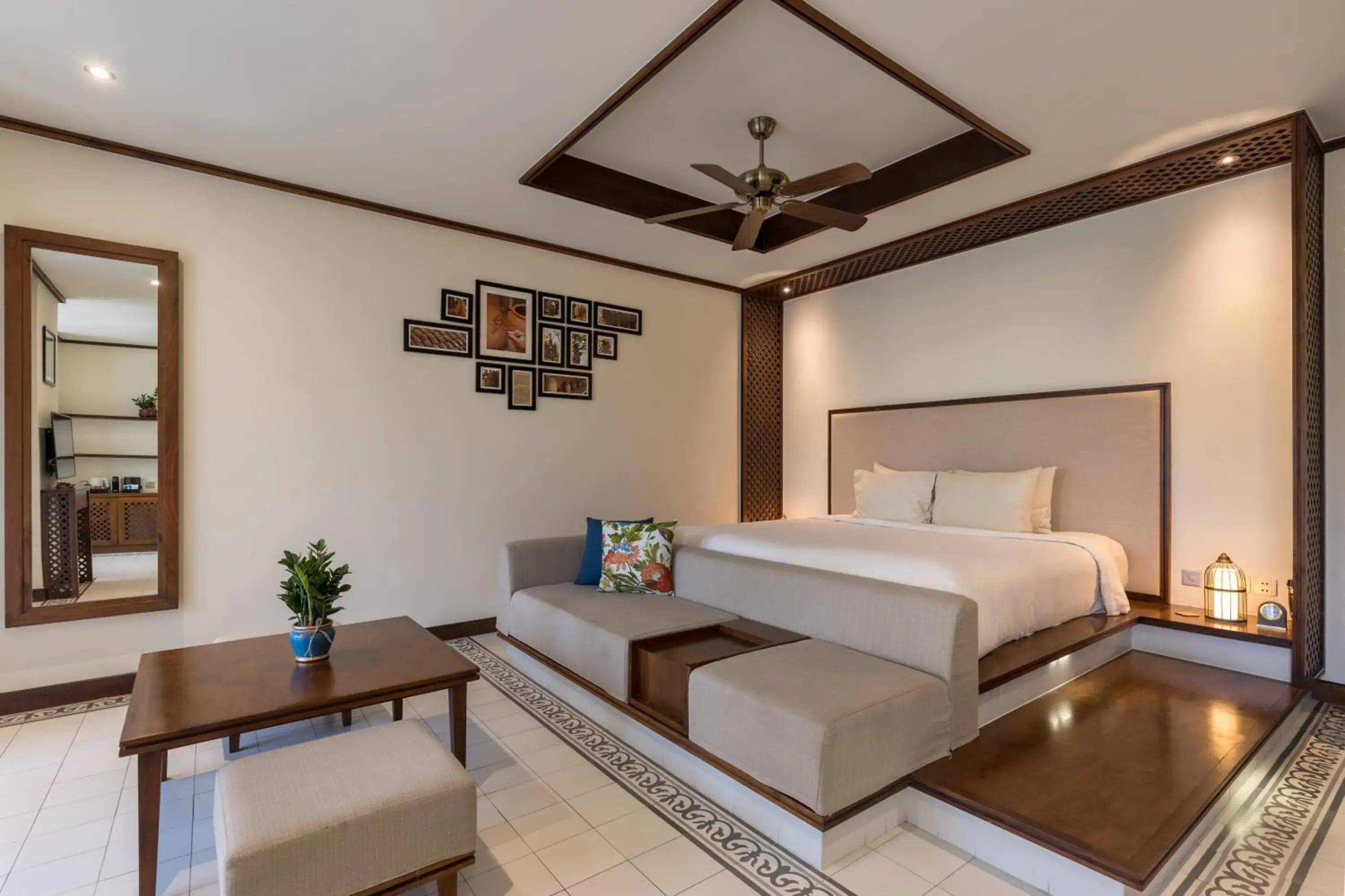 View (from property/room), Bed in Almanity Hoi An Resort & Spa View (from property/room), Bed in Almanity Hoi An Resort & Spa