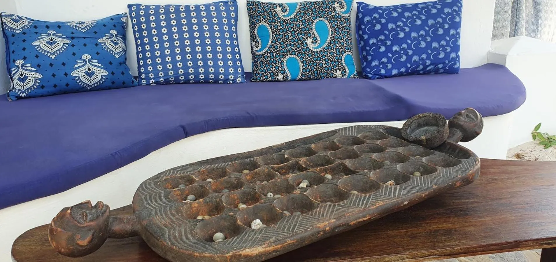 Seating area in Zoi Retreat Hotel Zanzibar