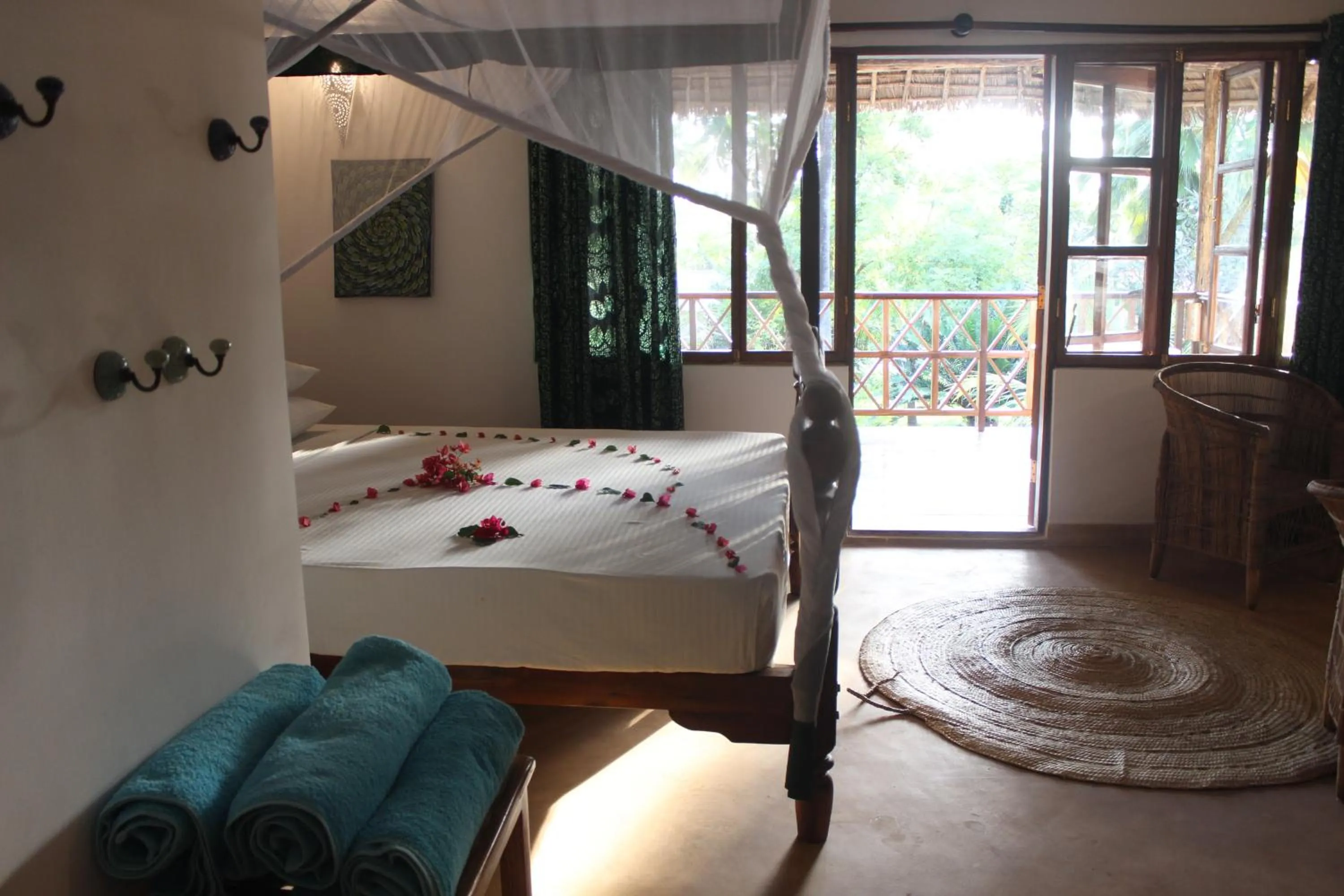 Bed in Zoi Retreat Hotel Zanzibar