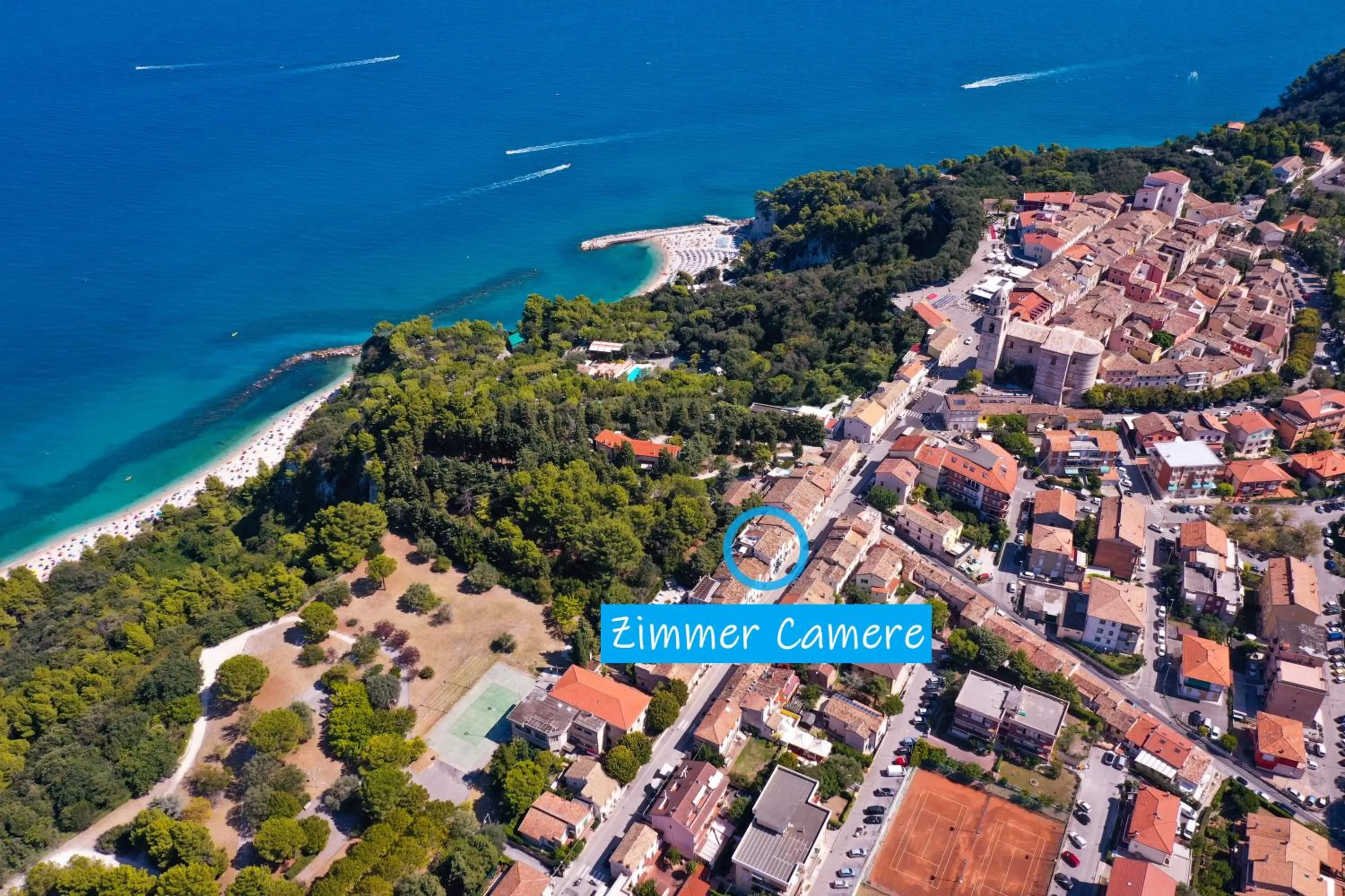 Bird's eye view in Zimmer Camere