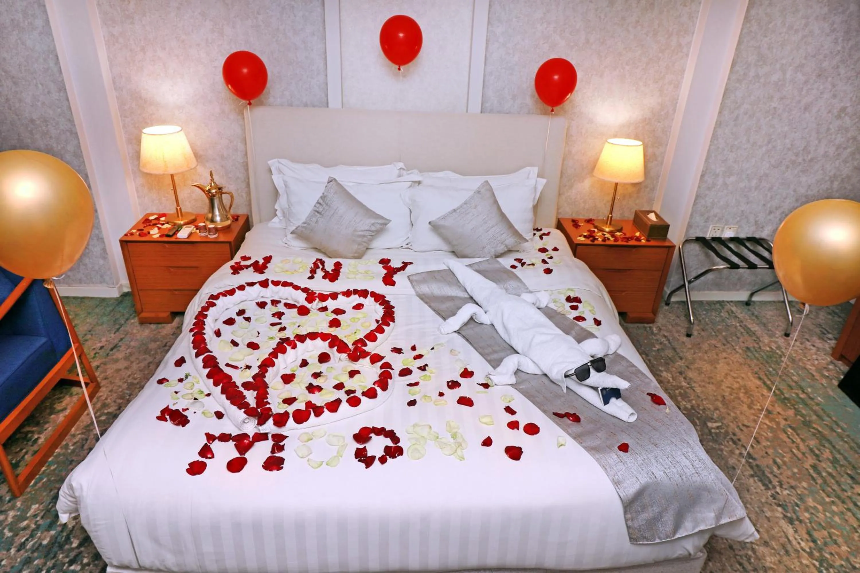 Bed in Skoop Hotel Jeddah