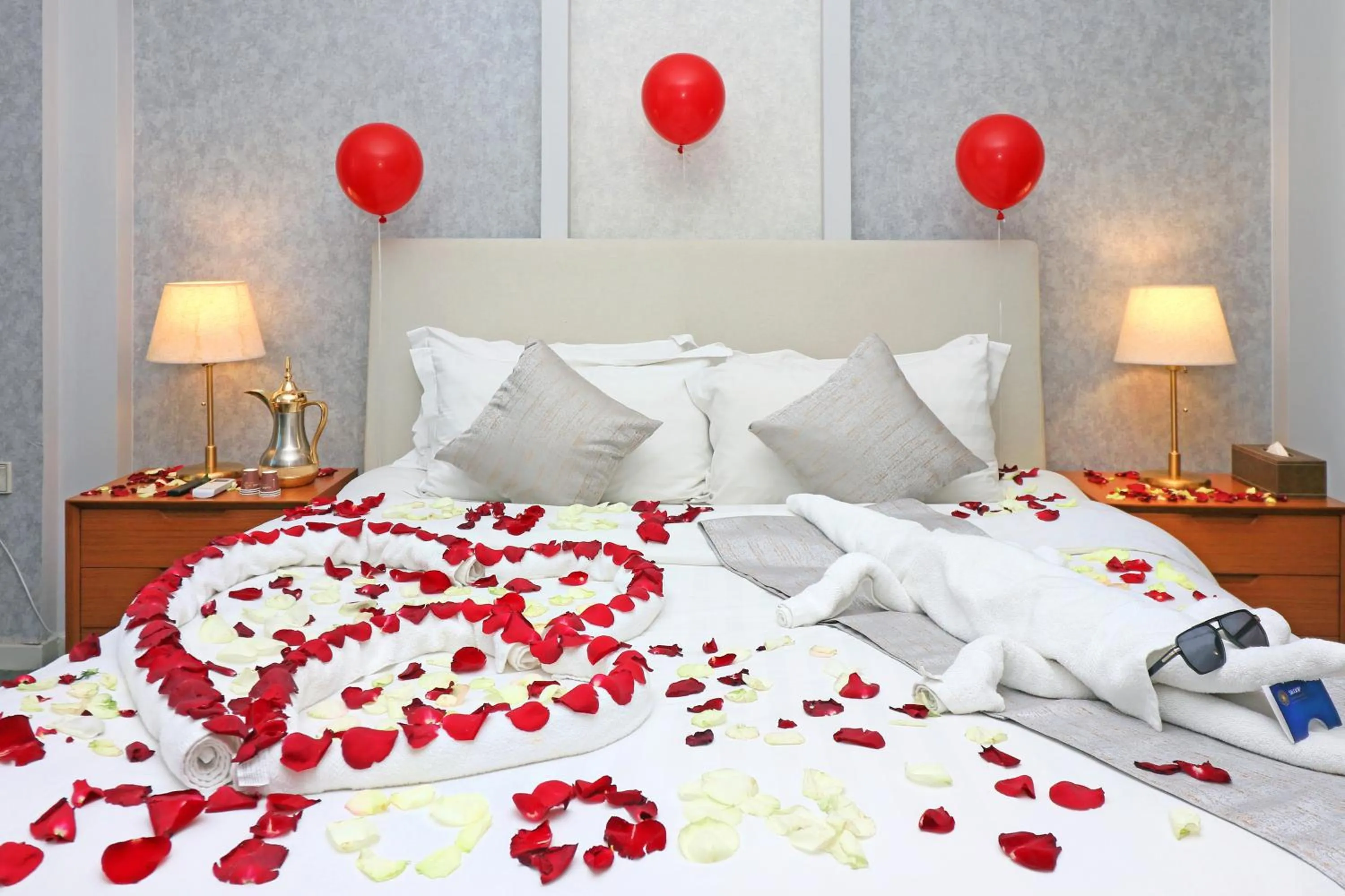 Bed in Skoop Hotel Jeddah