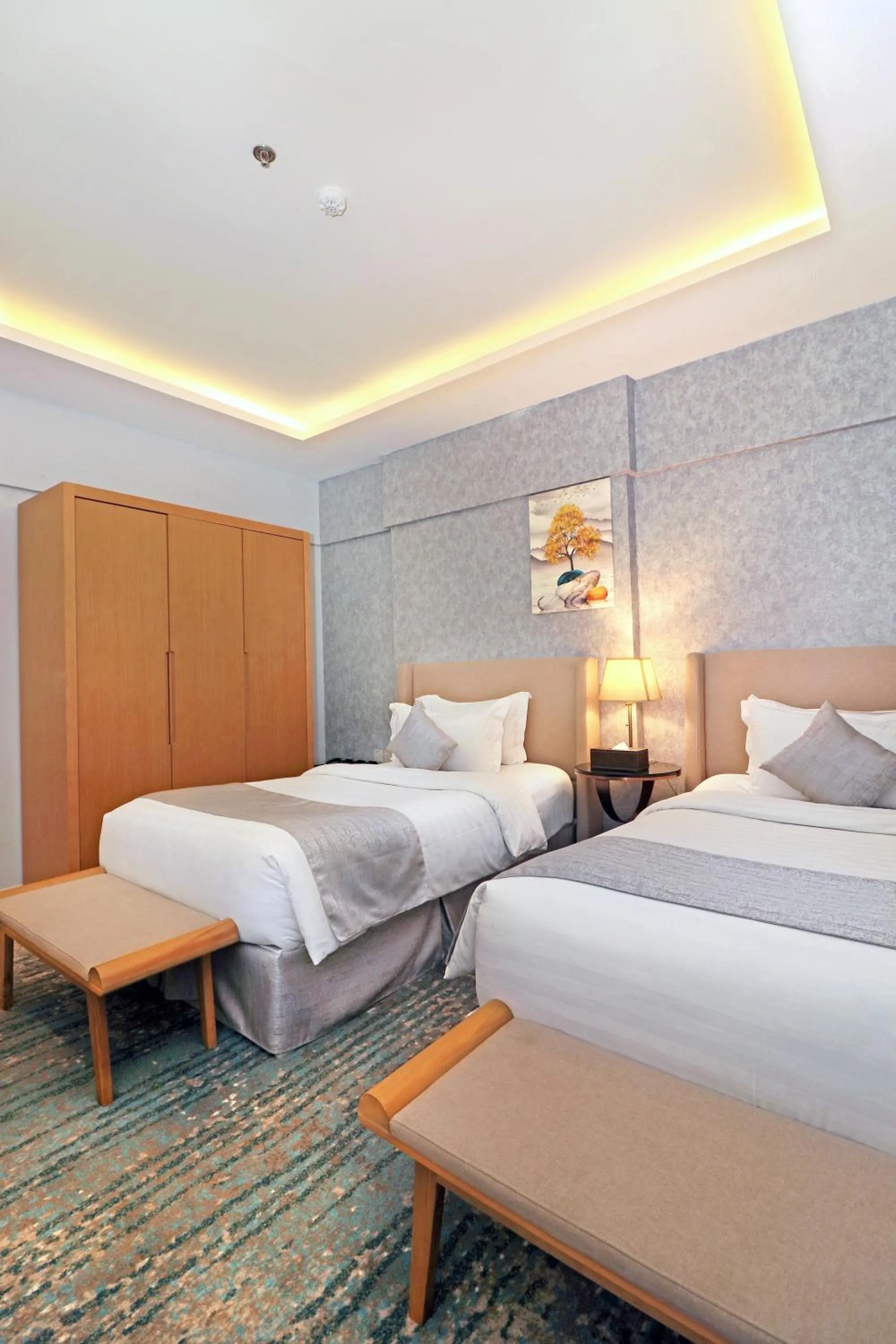 Bed in Skoop Hotel Jeddah