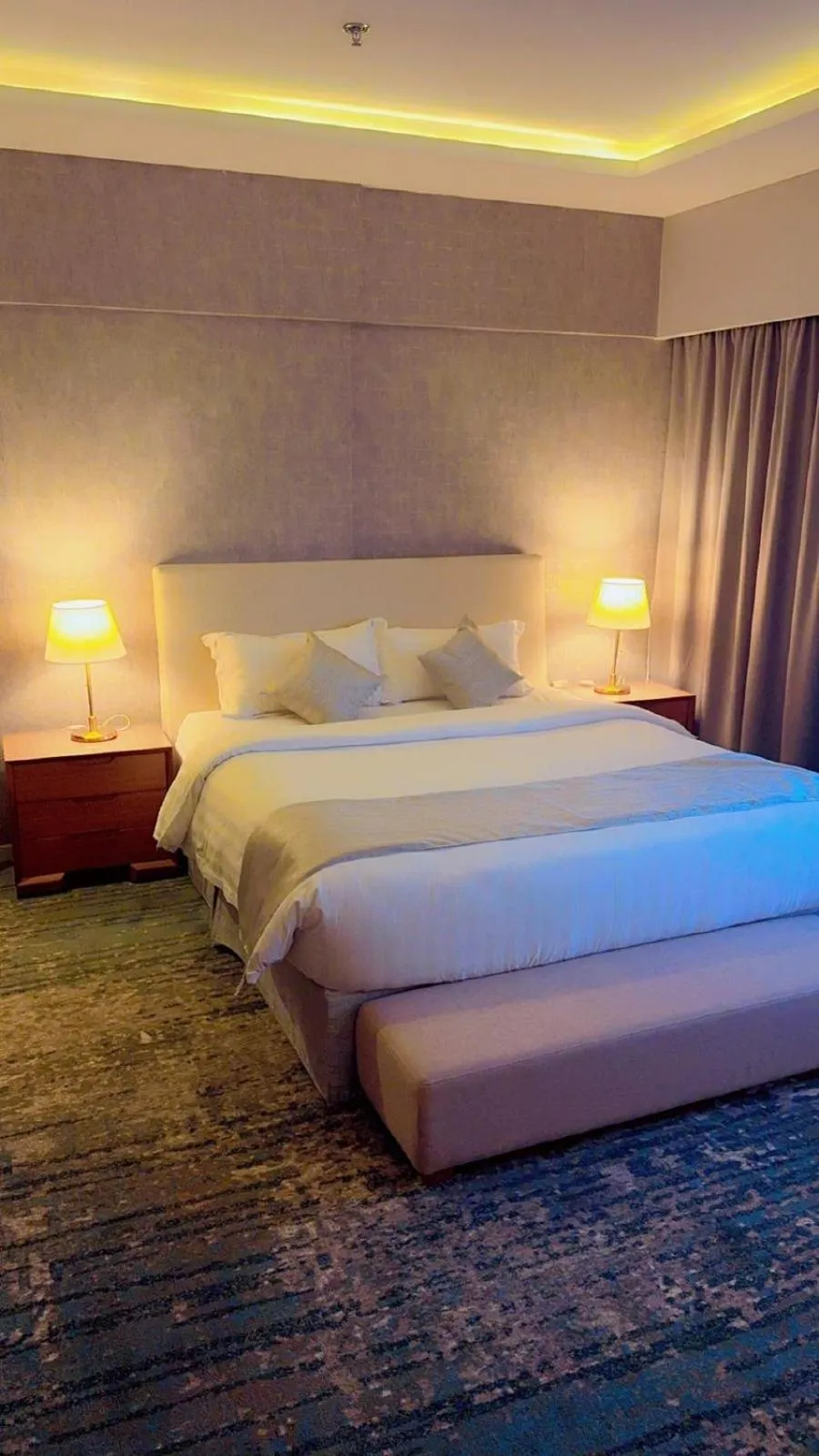 Bed in Skoop Hotel Jeddah