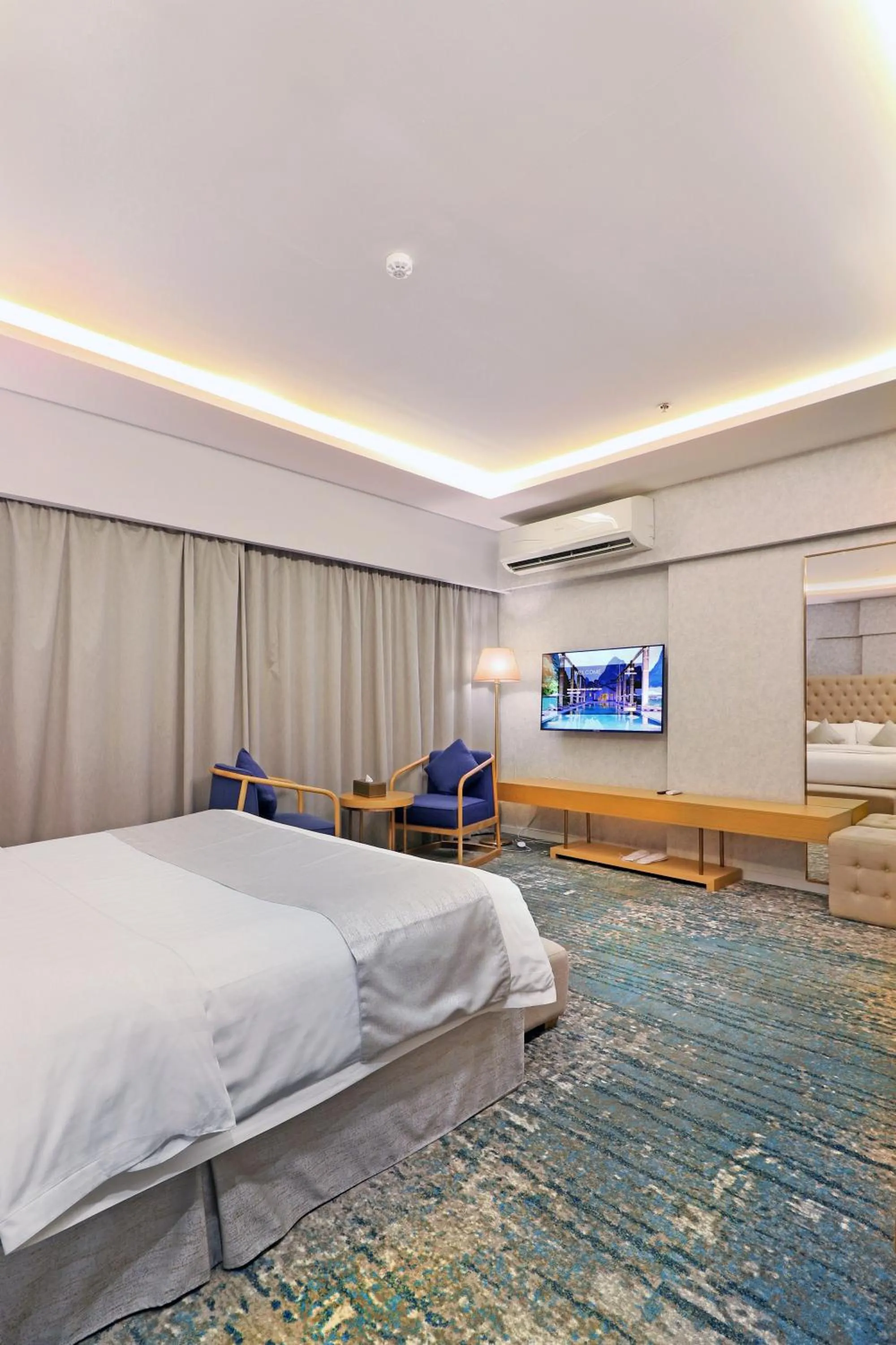 Bed in Skoop Hotel Jeddah