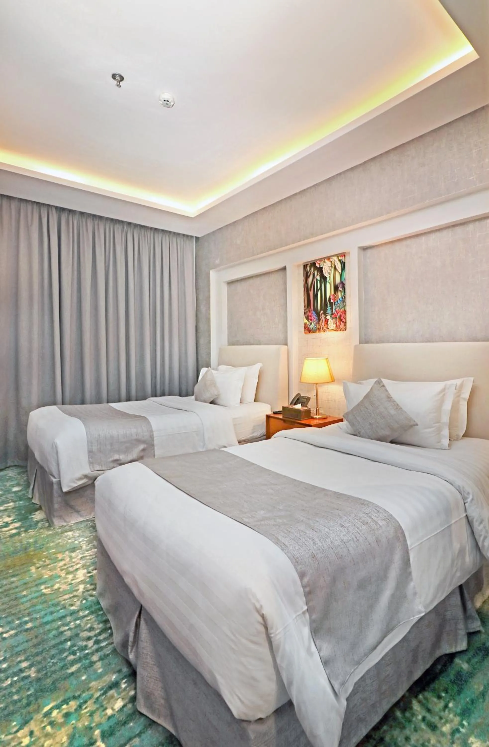 Bed in Skoop Hotel Jeddah