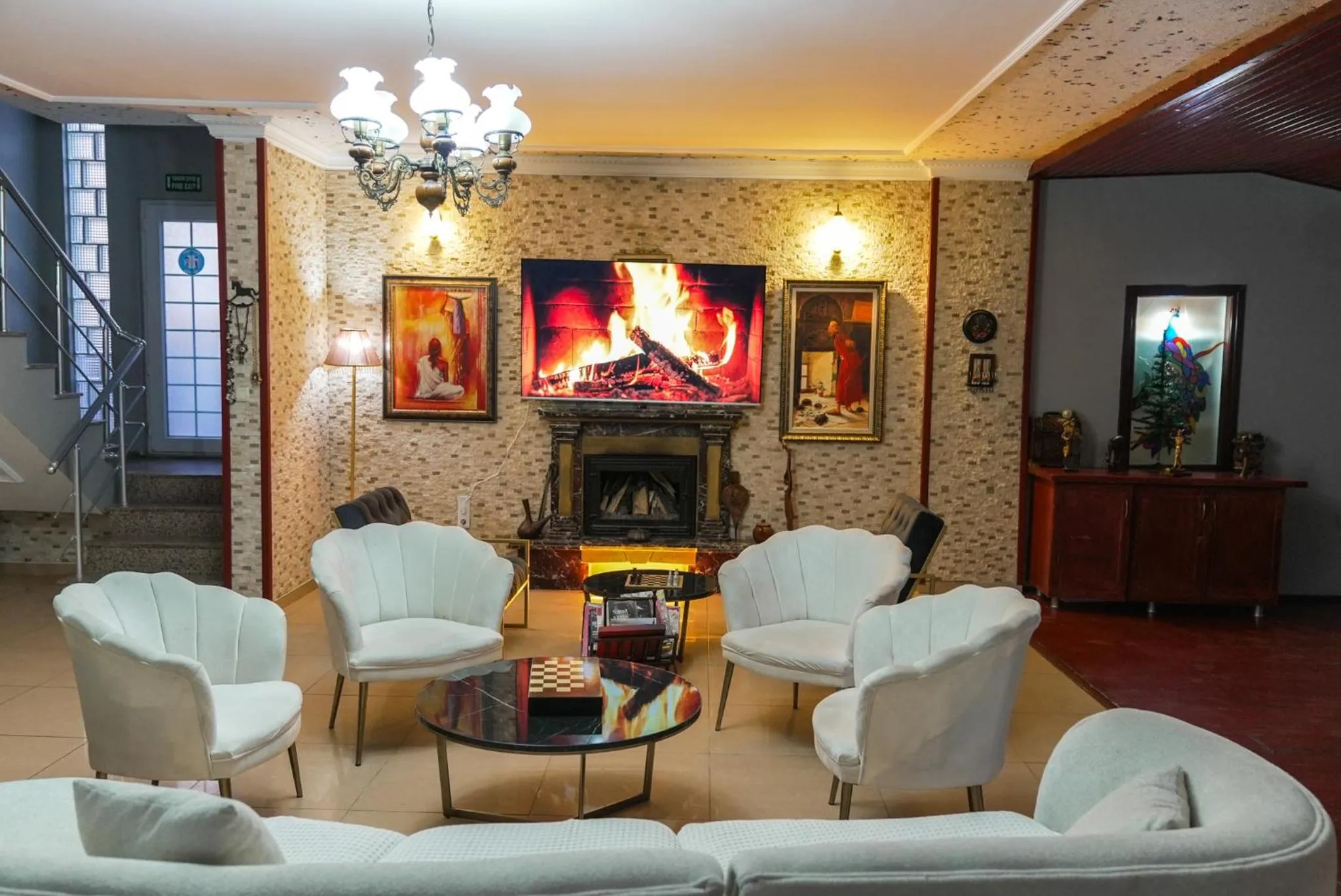 Lobby or reception in BUTTERFLY BOUTIQUE HOTEL AĞVA