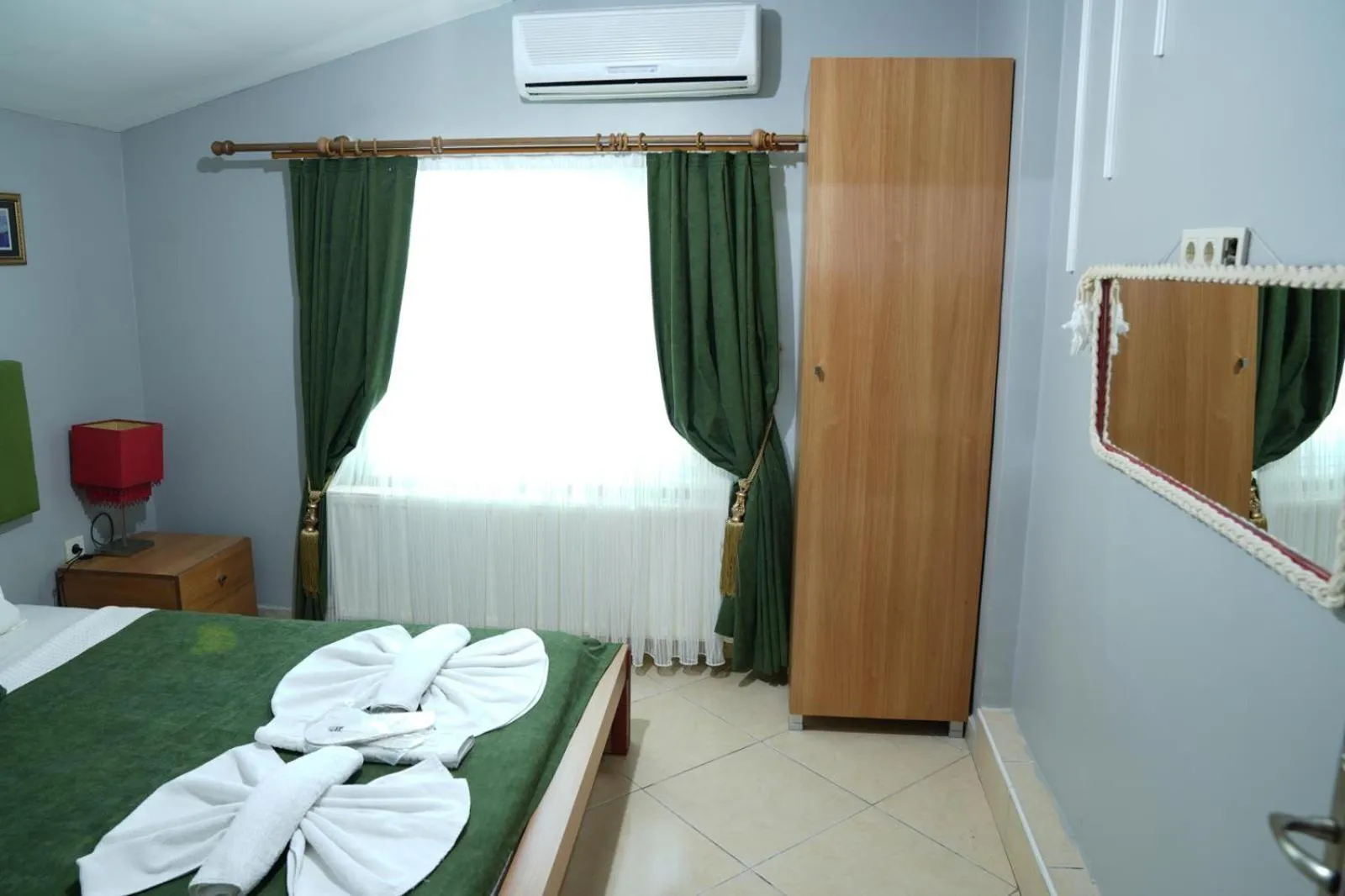 Bed in BUTTERFLY BOUTIQUE HOTEL AĞVA