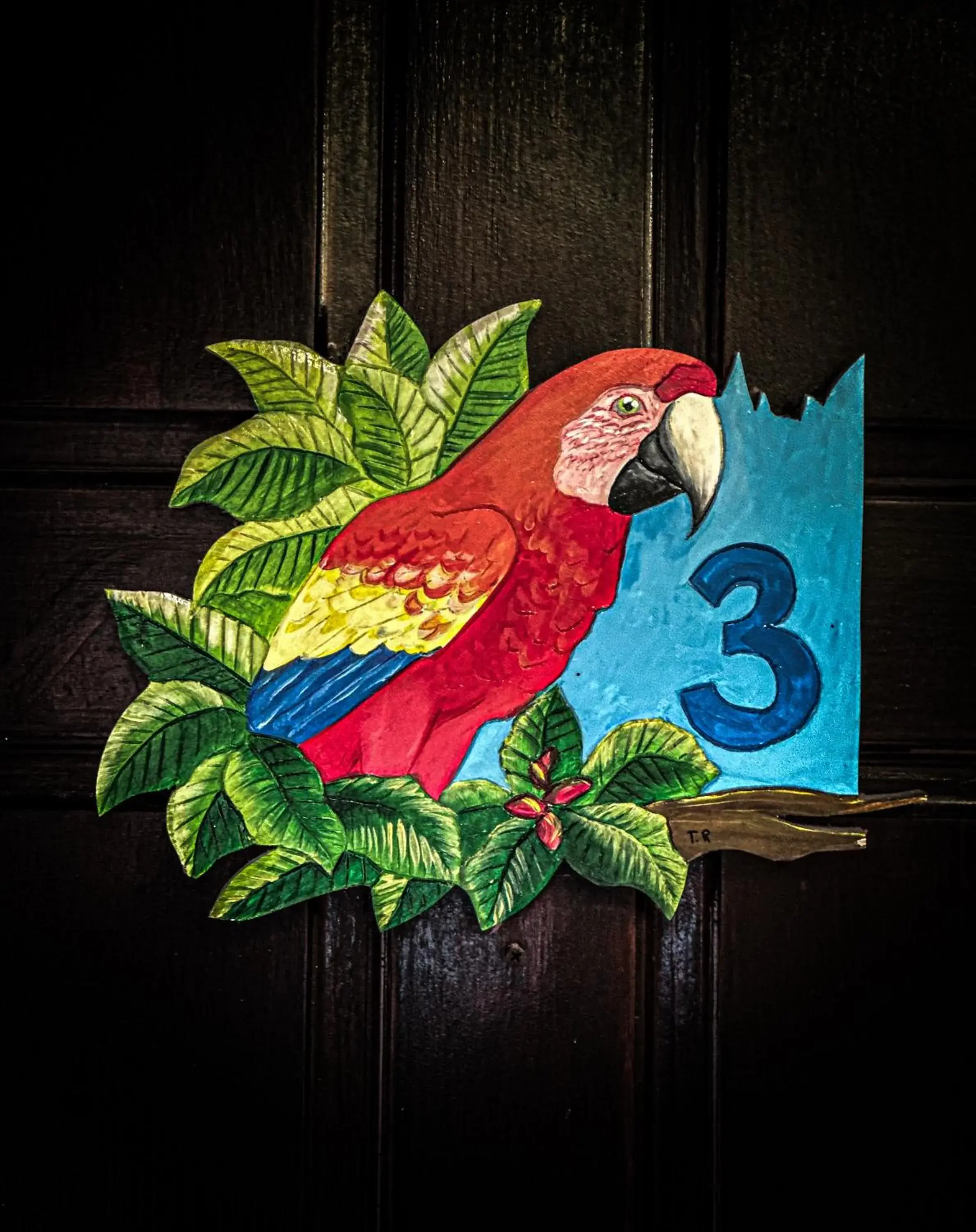 Decorative detail in Cabinas Tropicales Decorative detail in Cabinas Tropicales