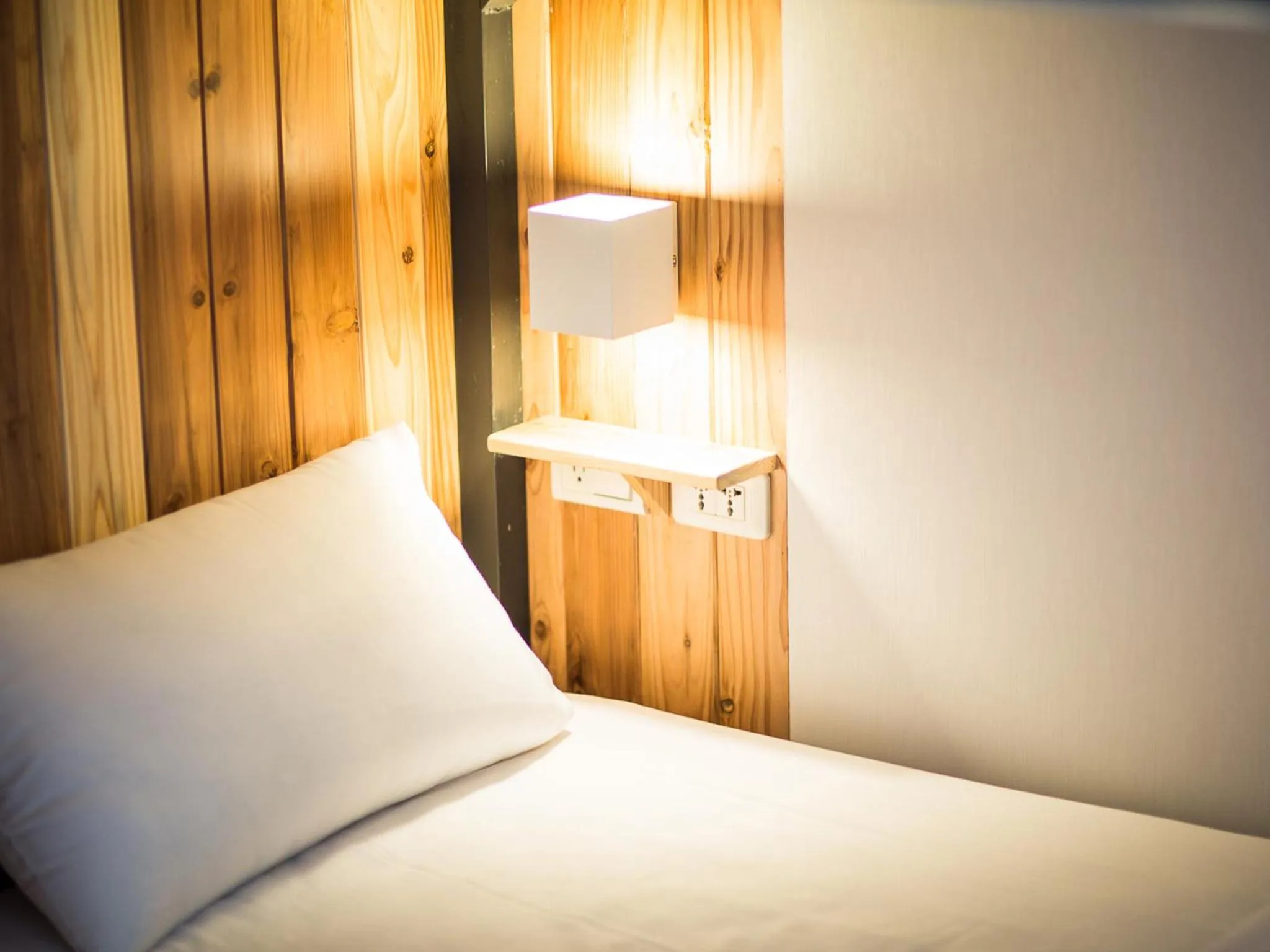 Decorative detail, Bed in Star Hostel Taipei Main Station