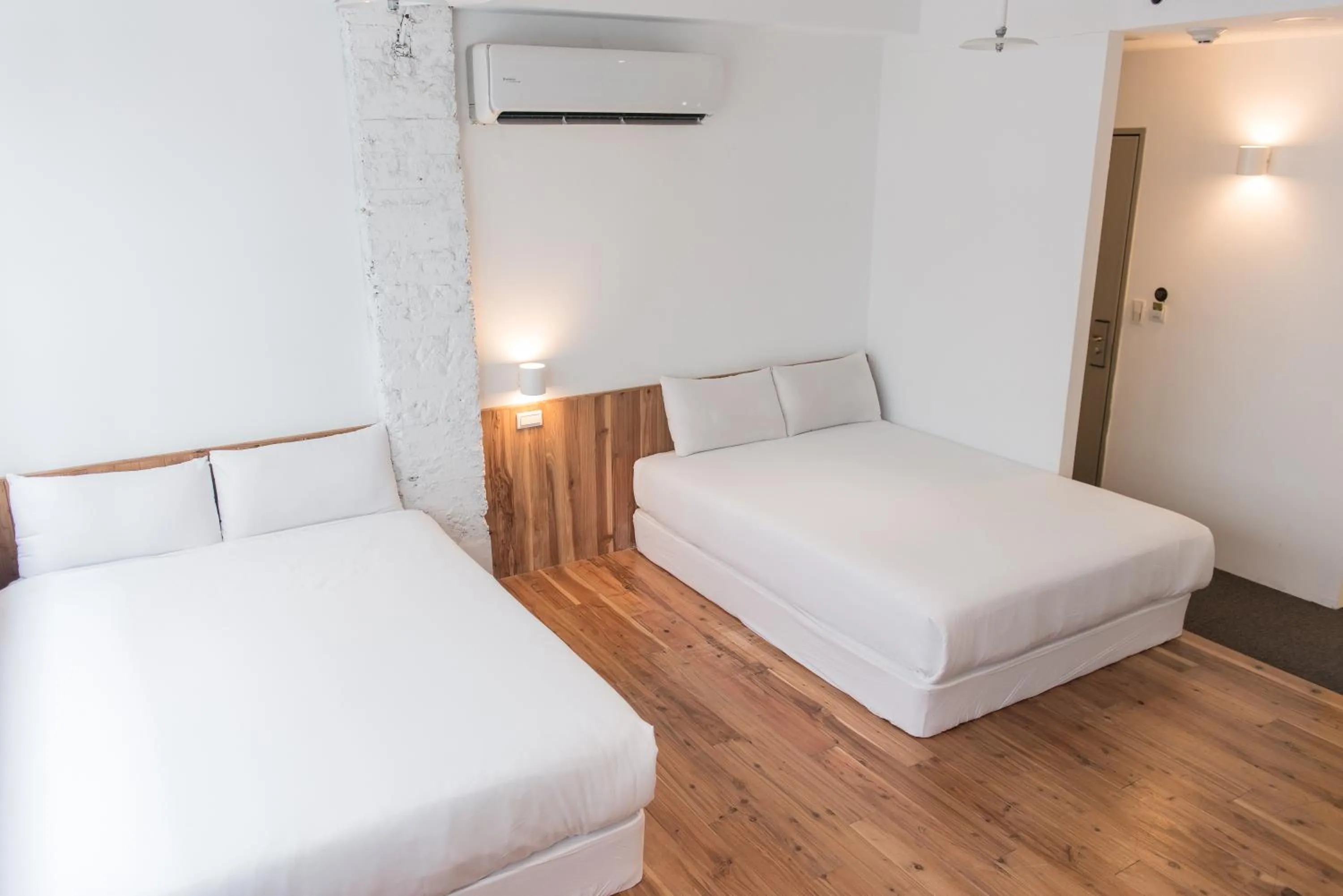 Decorative detail, Bed in Star Hostel Taipei Main Station