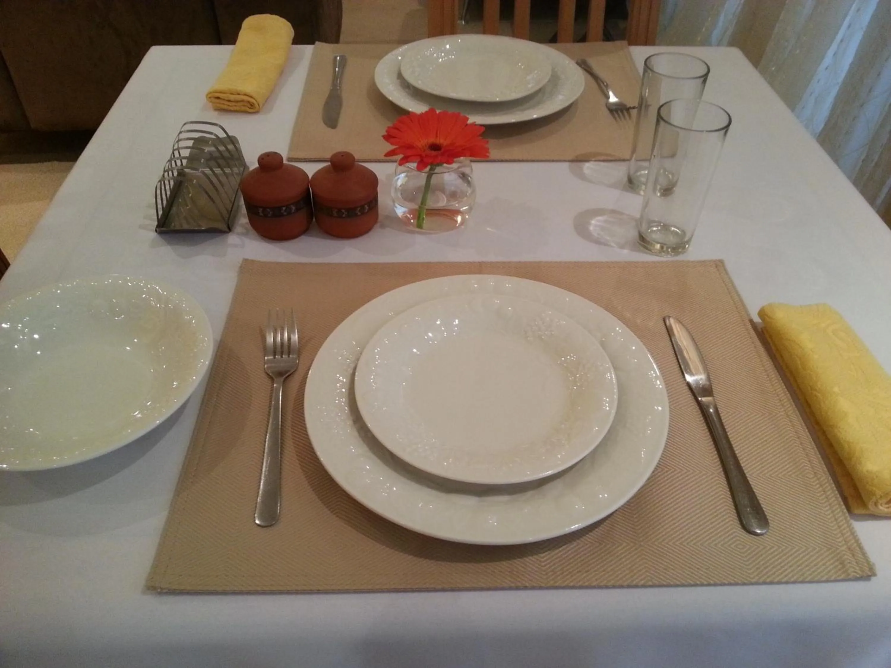 Food and drinks in Alicia's B&B