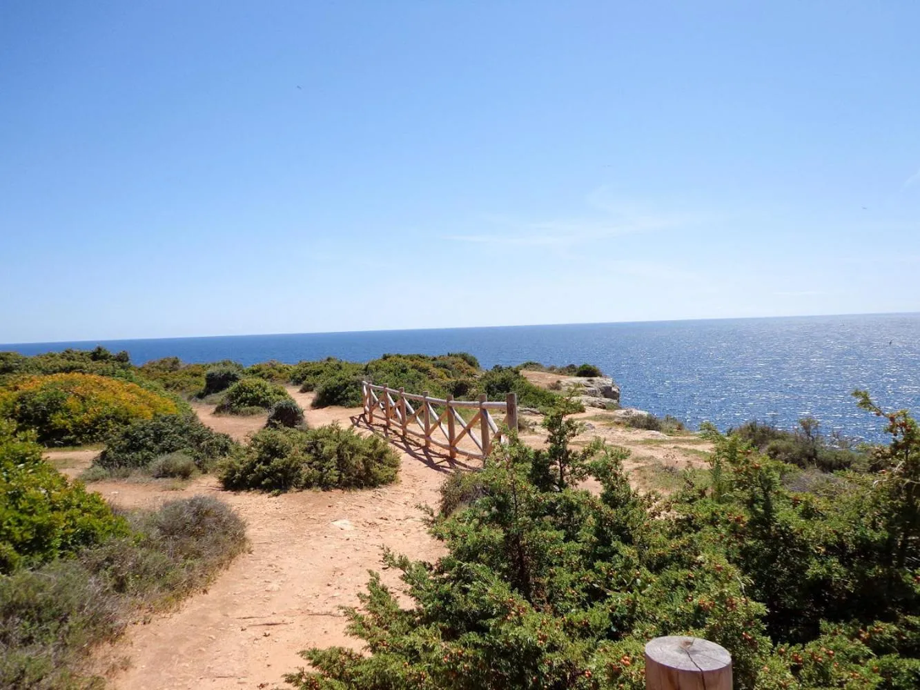 Natural landscape in Algarpraia
