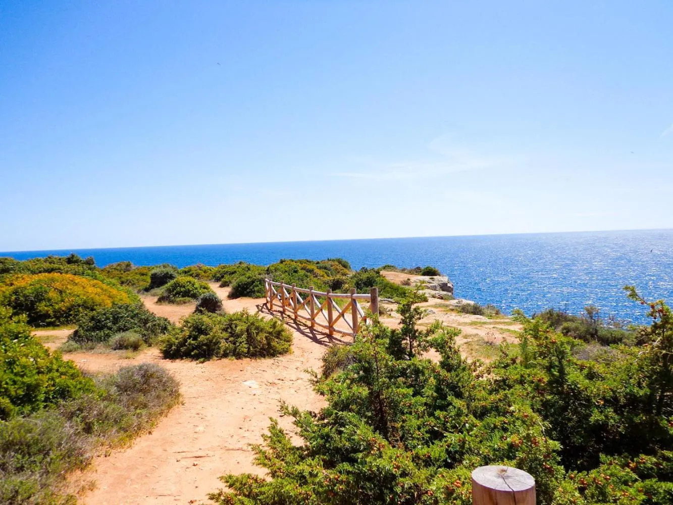 Natural landscape in Algarpraia