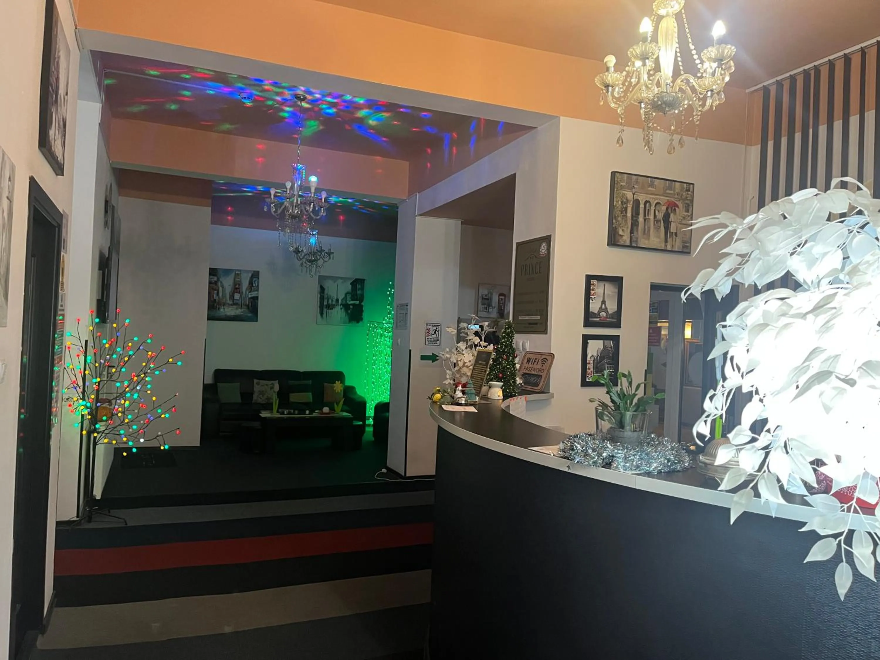 Decorative detail in Prince Hotel