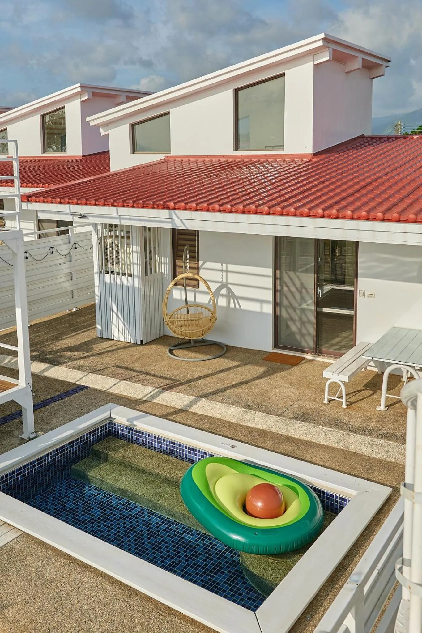 Patio in Cliff Villa