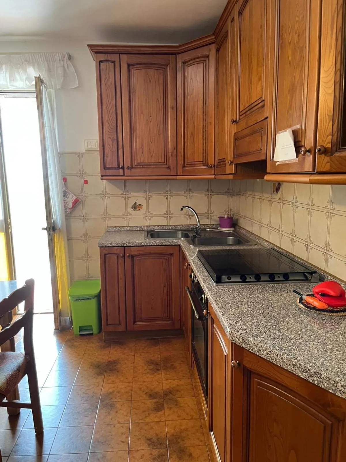 Kitchen or kitchenette in Agriturismo La Carlina