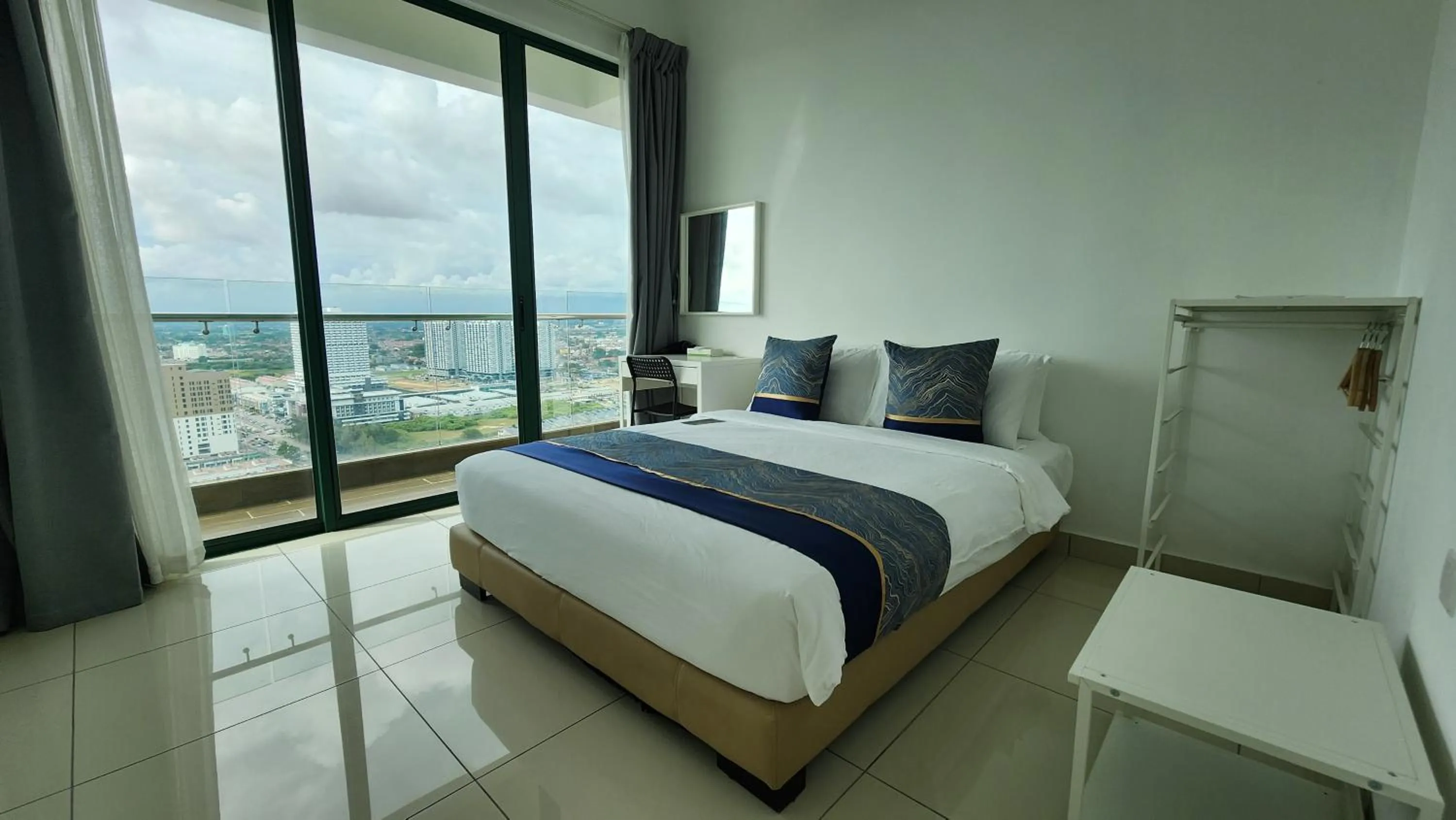 Bed in The Penthouse and Suite SGR Melaka