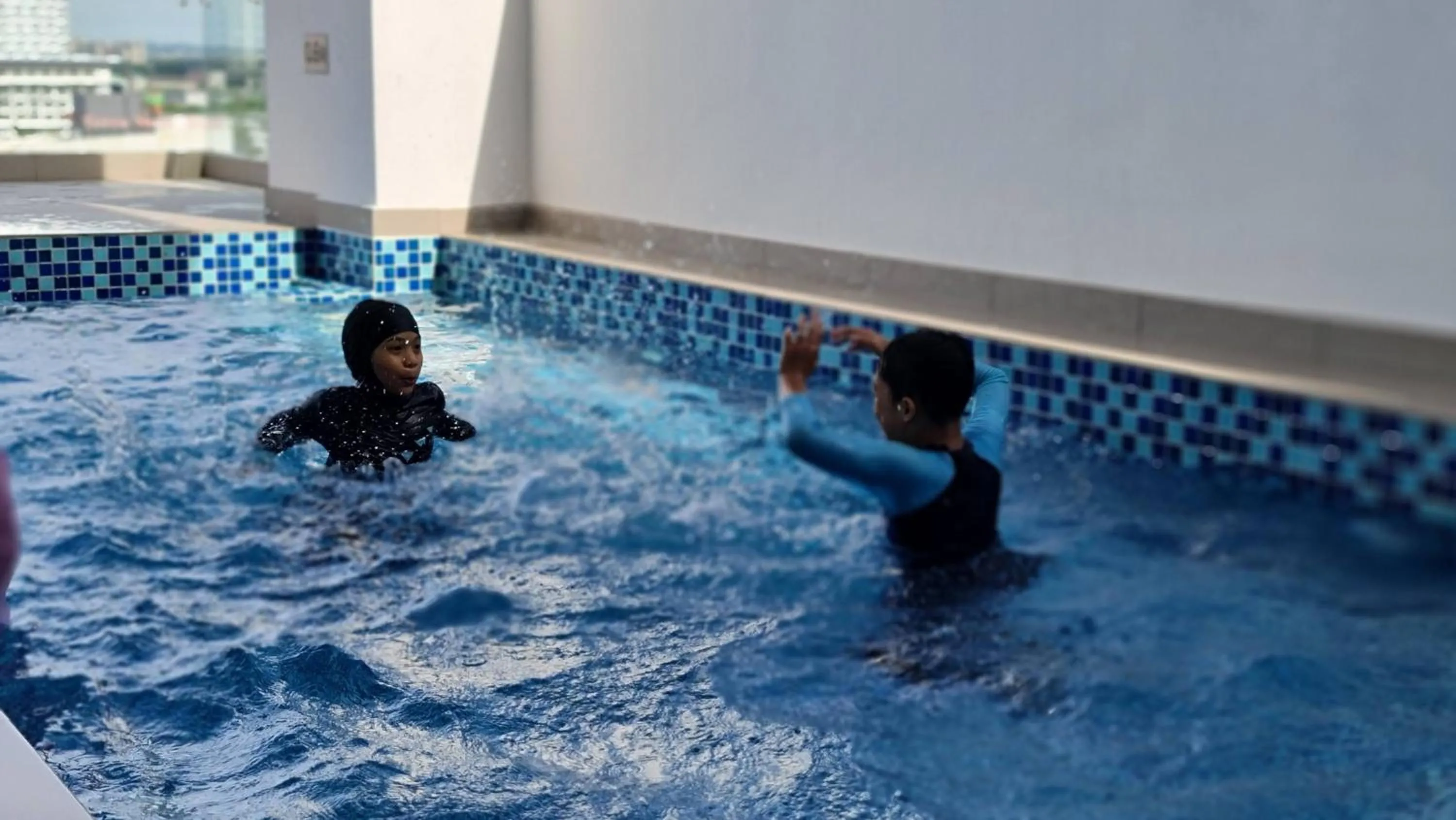 Swimming pool in The Penthouse and Suite SGR Melaka