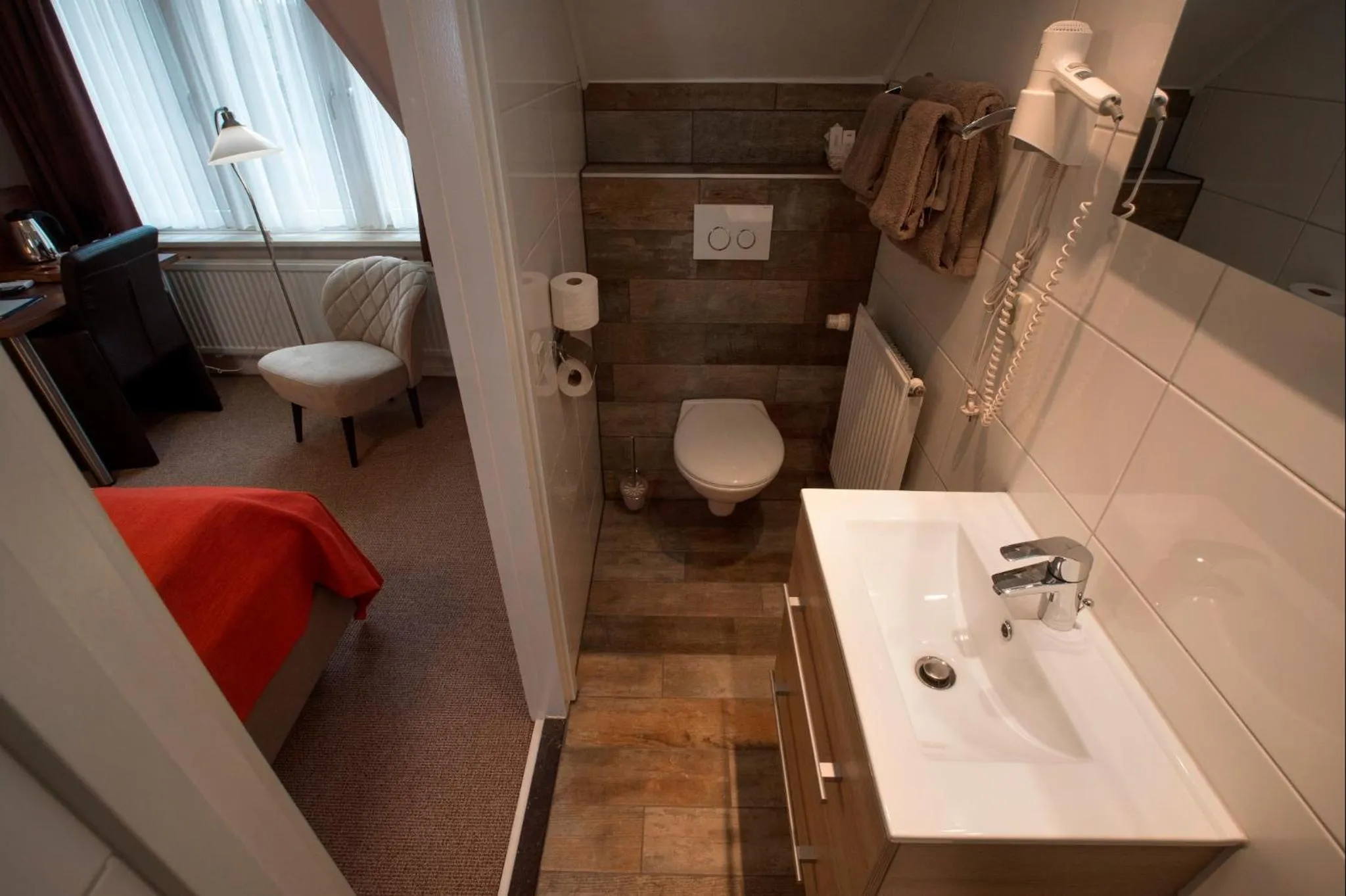 Bathroom in Hotel Bergrust