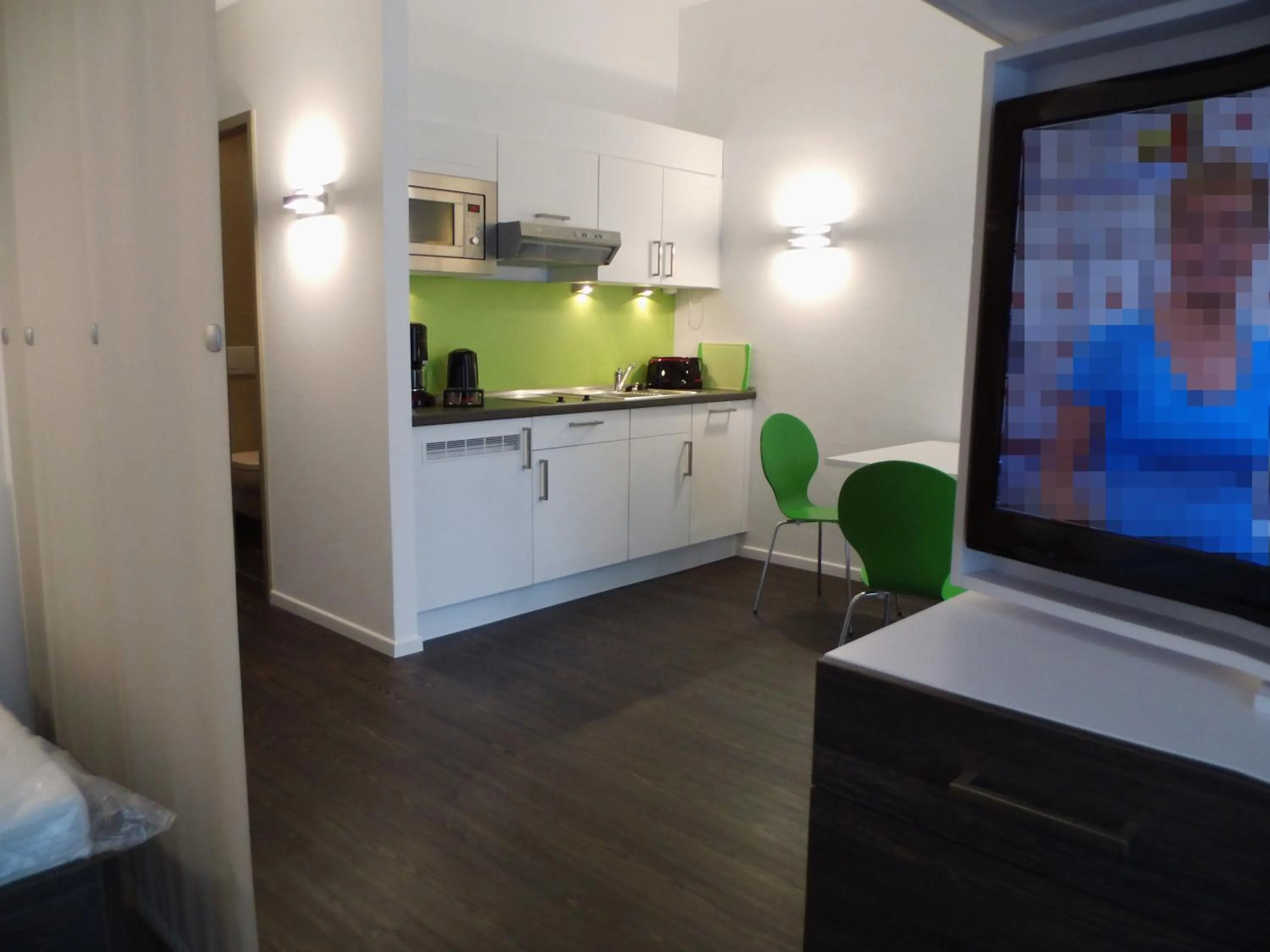 Kitchen or kitchenette in Boardinghaus Weinberg Campus