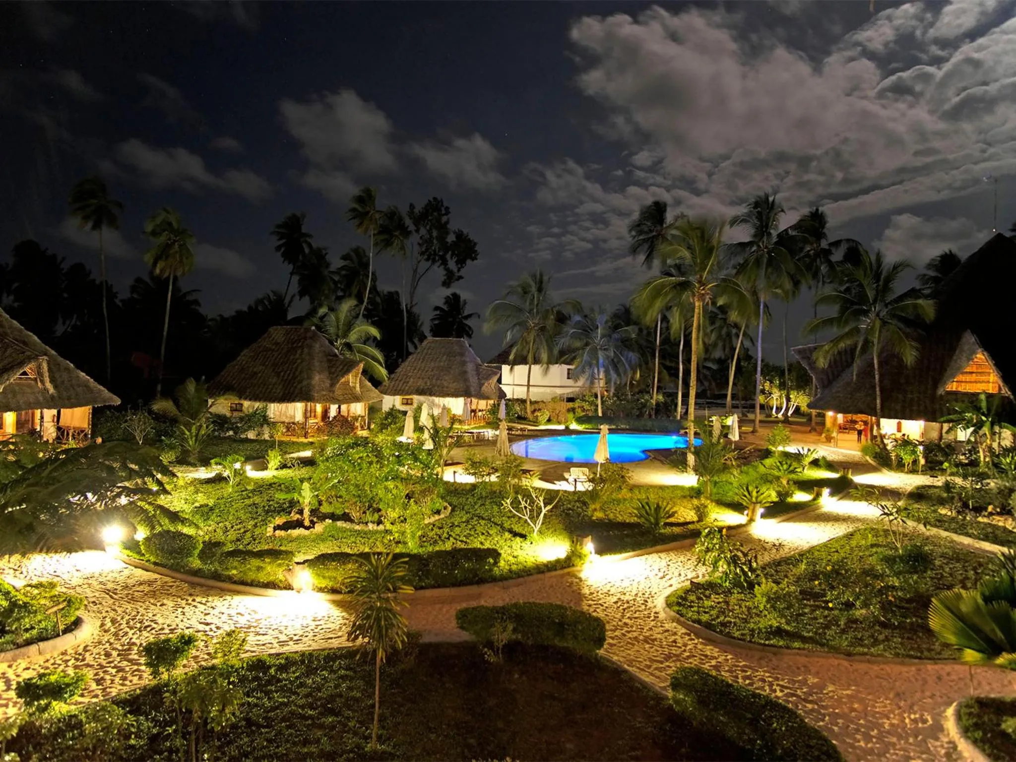Garden view in Pongwe Bay Resort
