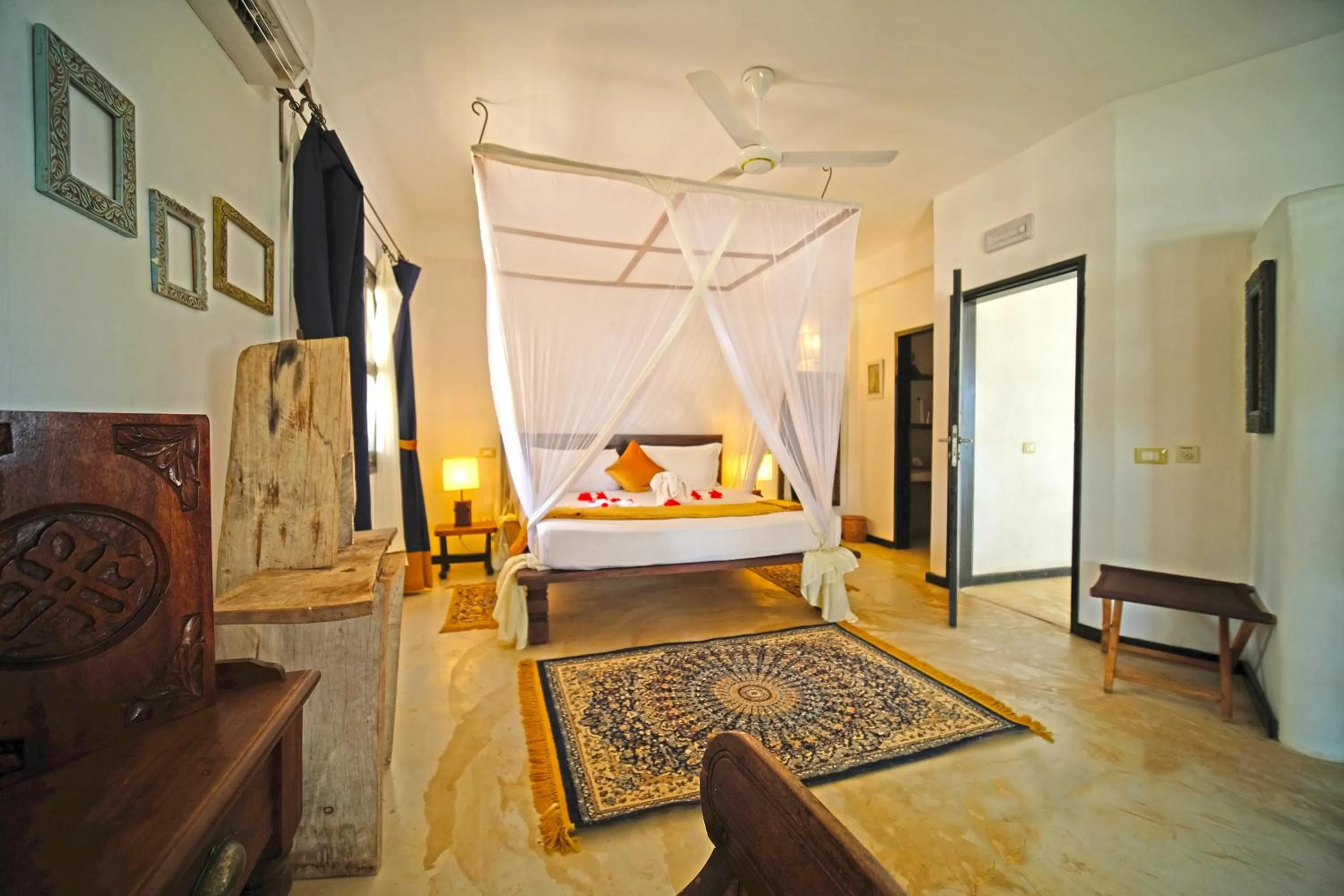 Bedroom, Bed in Pongwe Bay Resort