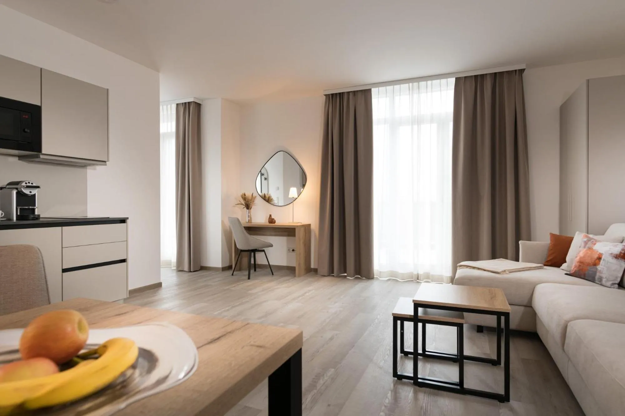 Living room in Atrium Apart Hotel Brühl