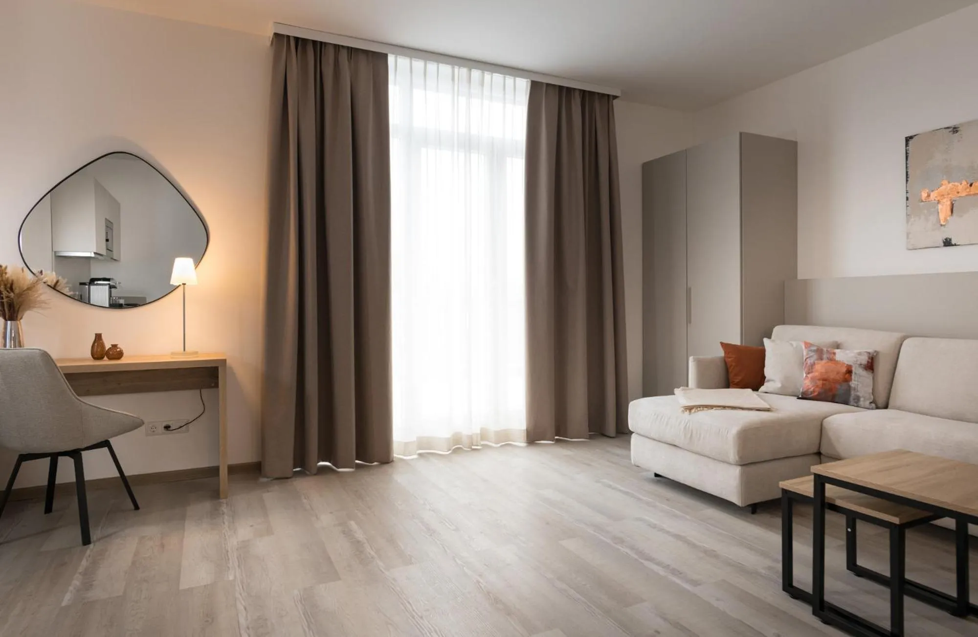 Living room in Atrium Apart Hotel Brühl