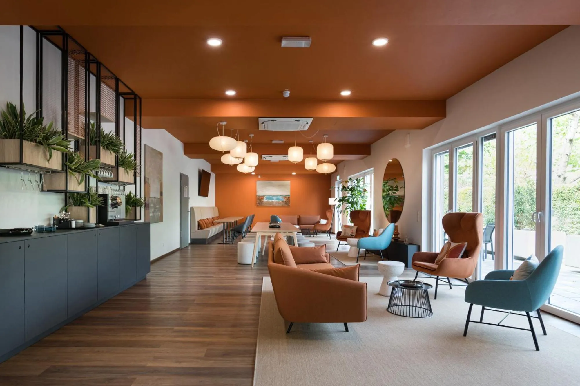 Lobby or reception in Atrium Apart Hotel Brühl