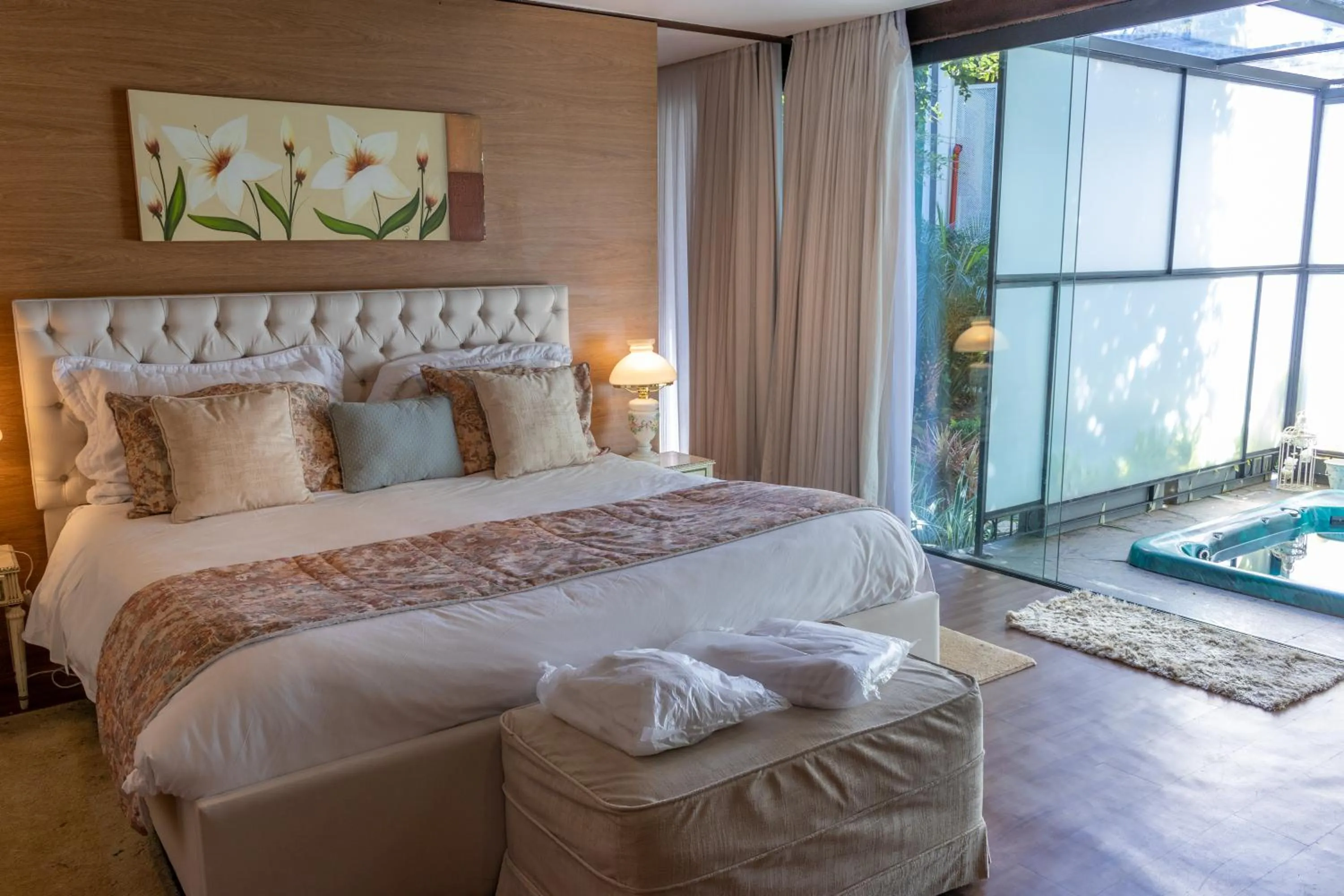 Bed in Locanda della Mimosa