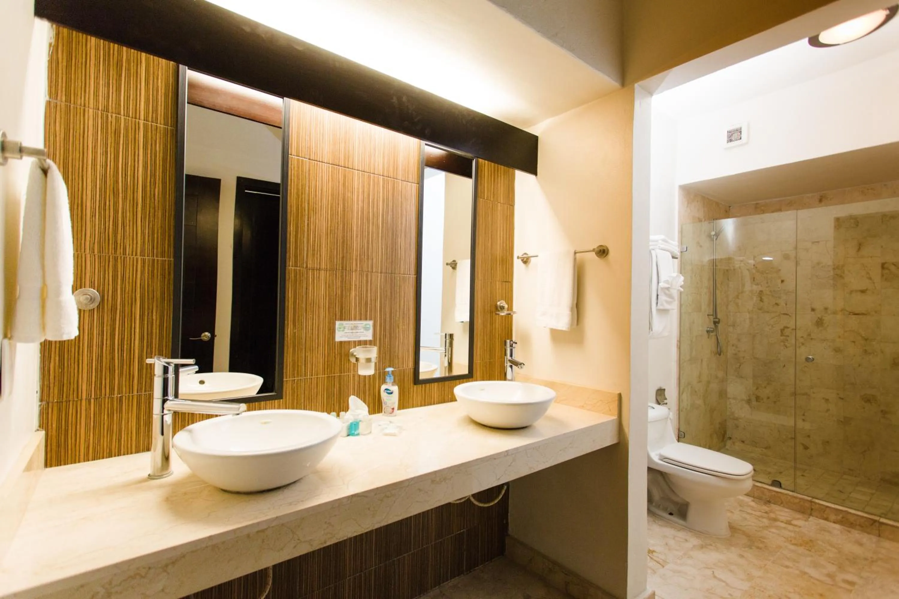 Bathroom in Ocean Front Corto Maltes 104 in Downtown