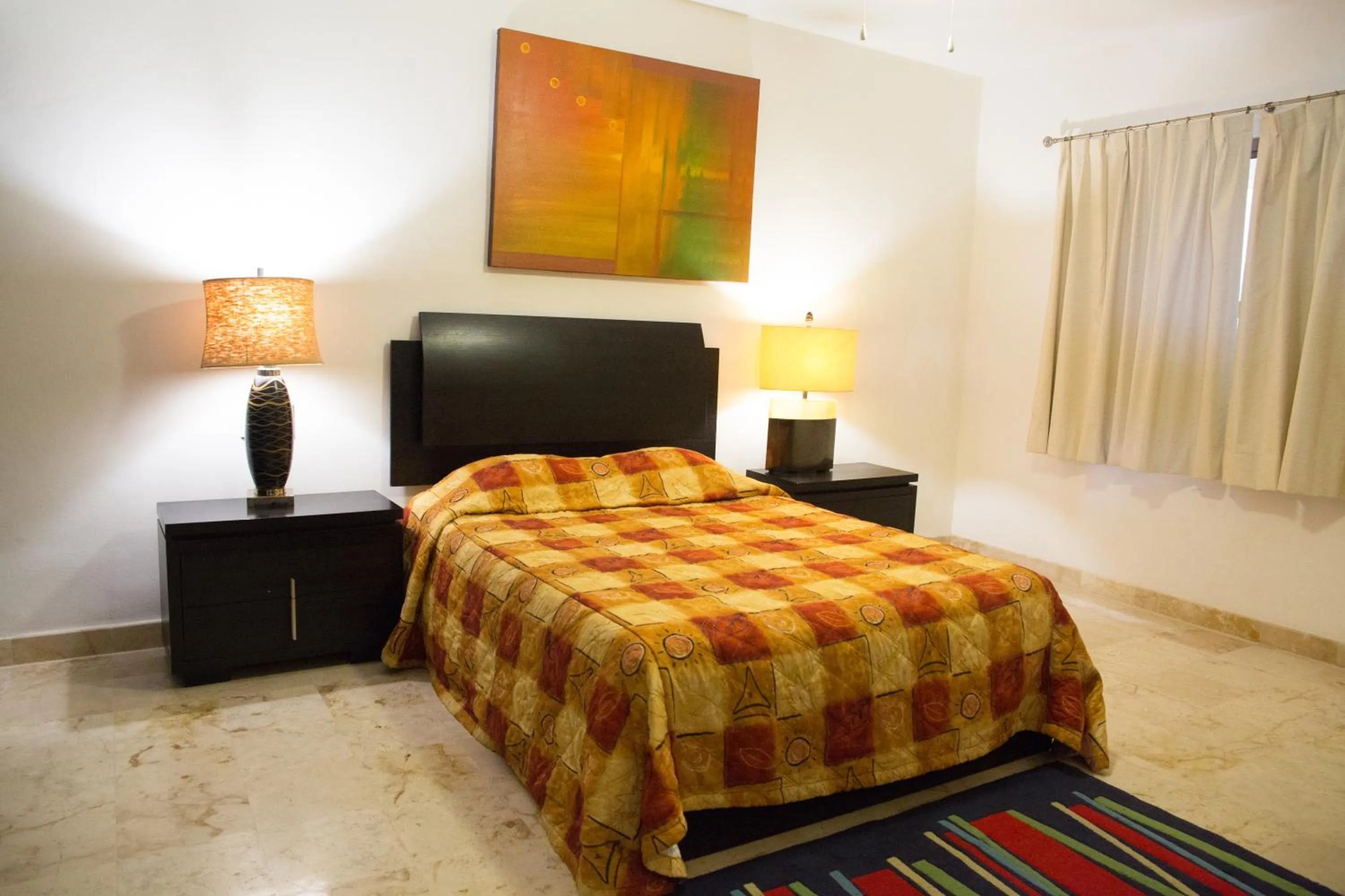 Bedroom, Bed in Ocean Front Corto Maltes 104 in Downtown