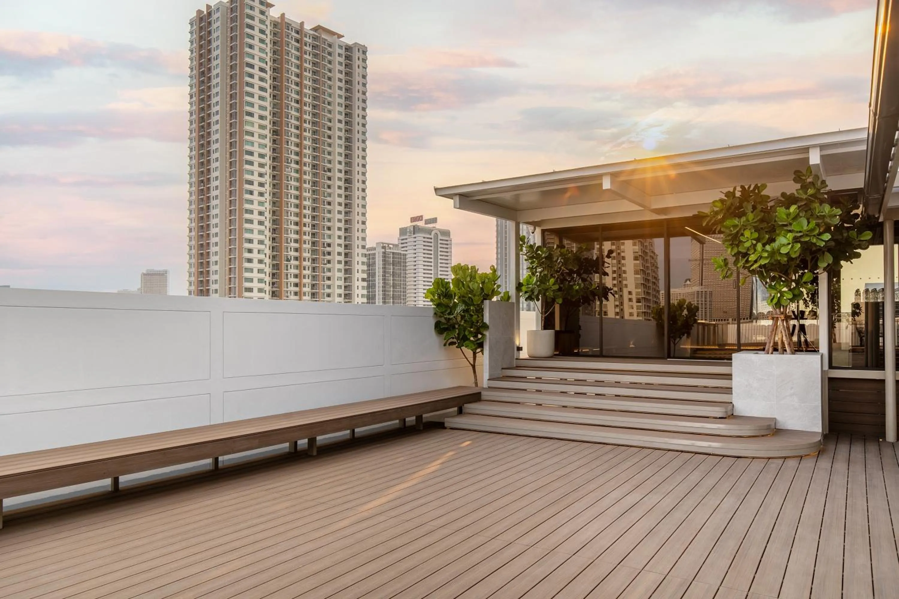 Balcony/Terrace in Saan Hotel Sathorn