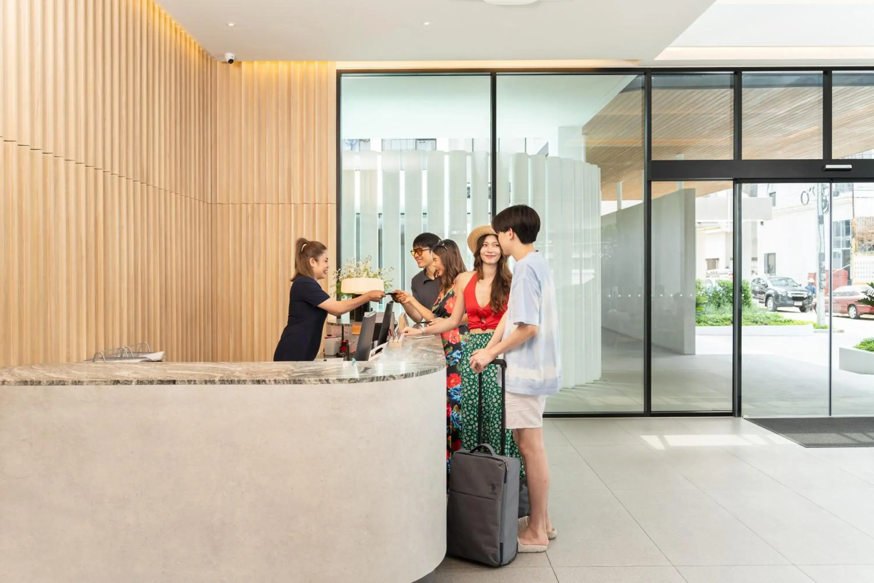 Lobby or reception in Saan Hotel Sathorn Lobby or reception in Saan Hotel Sathorn