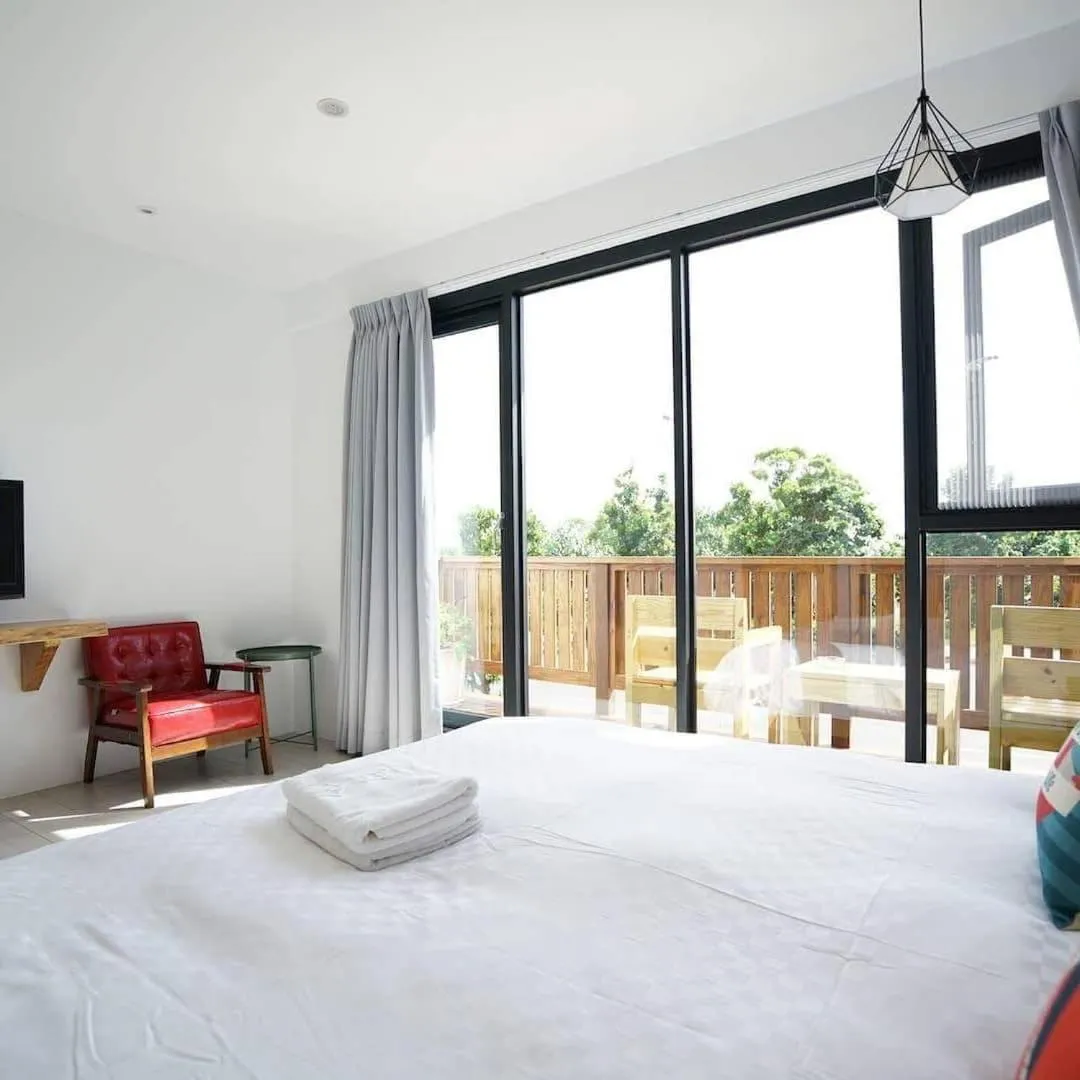 Bed in The Red Hotel