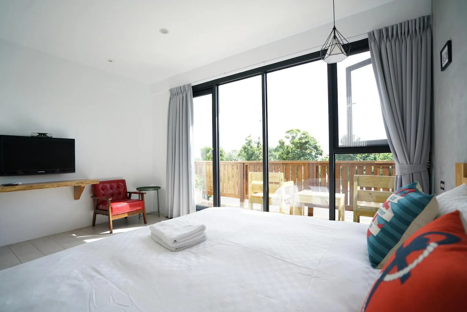 Bed in The Red Hotel