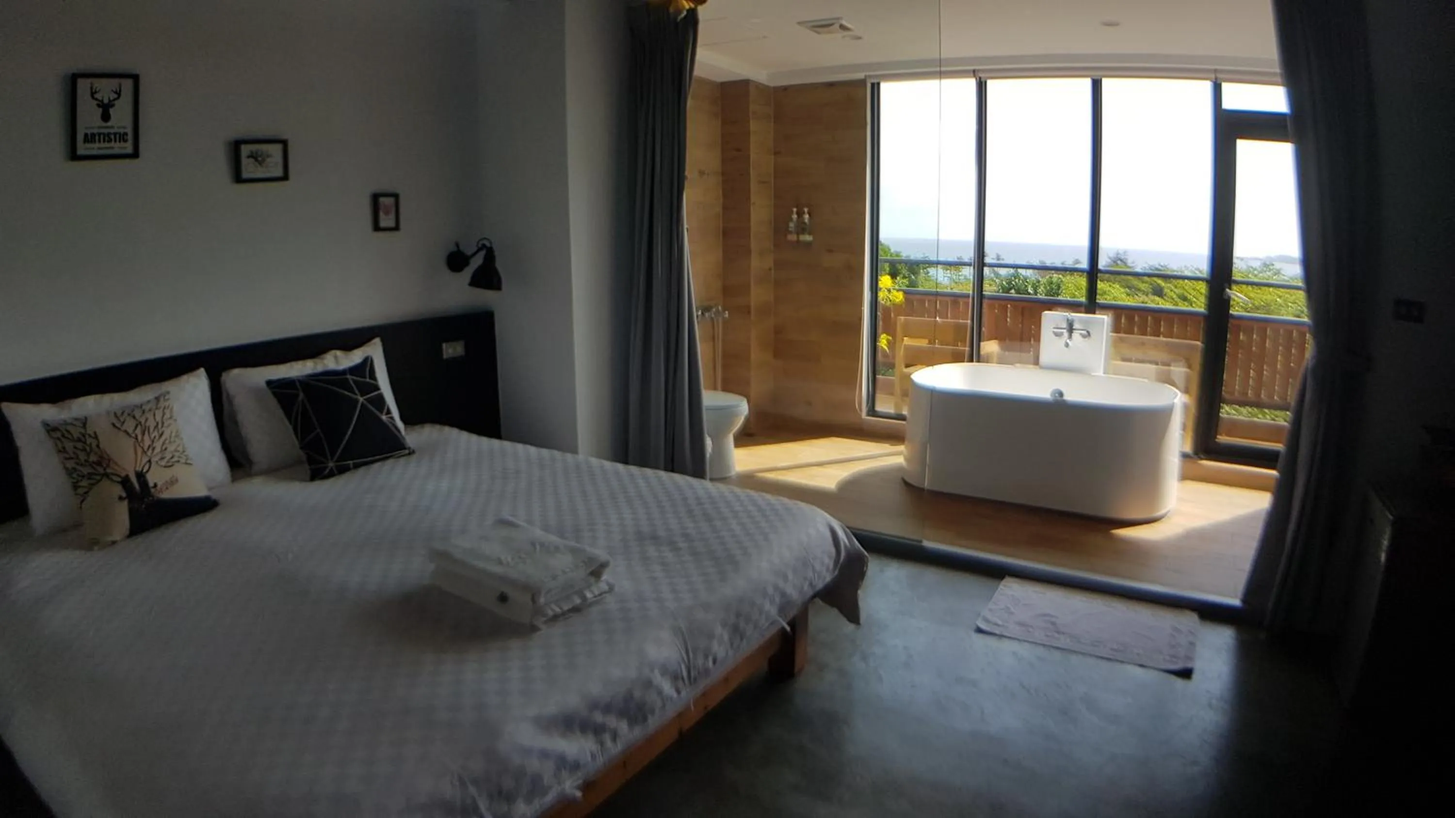 Bed in The Red Hotel