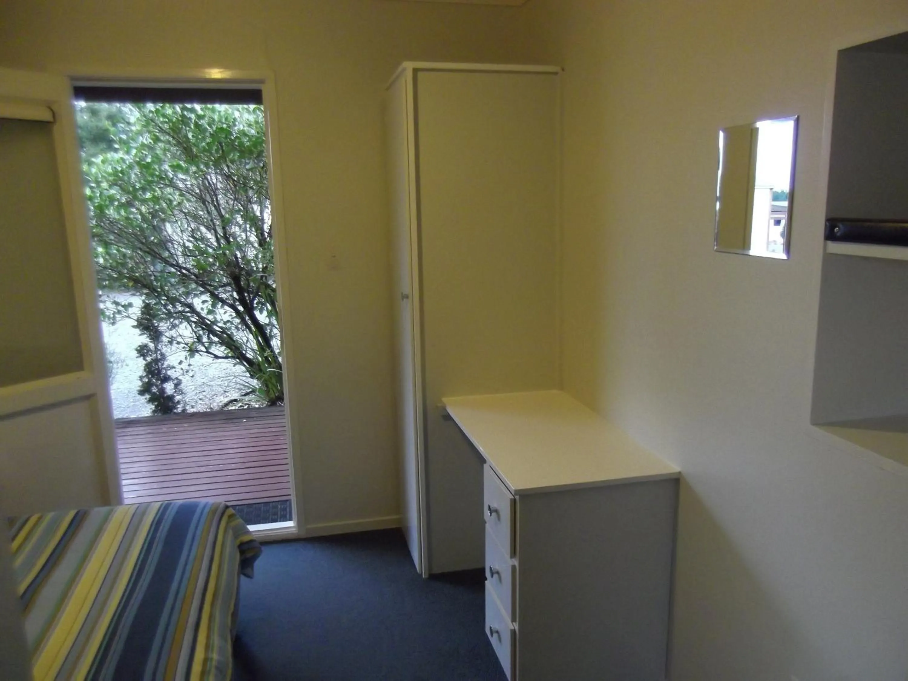 Decorative detail in Tongariro Holiday Park