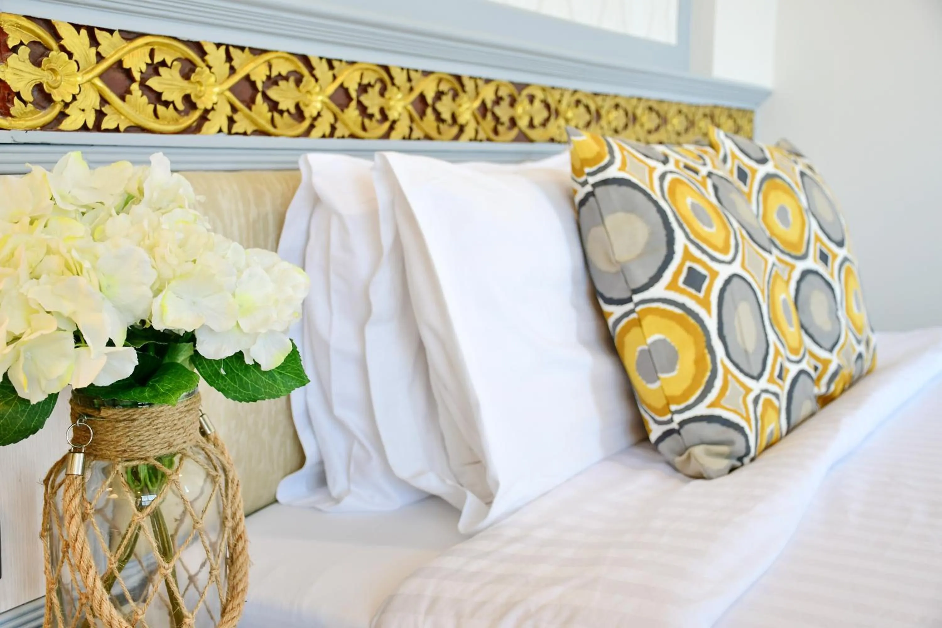 Bed in Wangcome Hotel