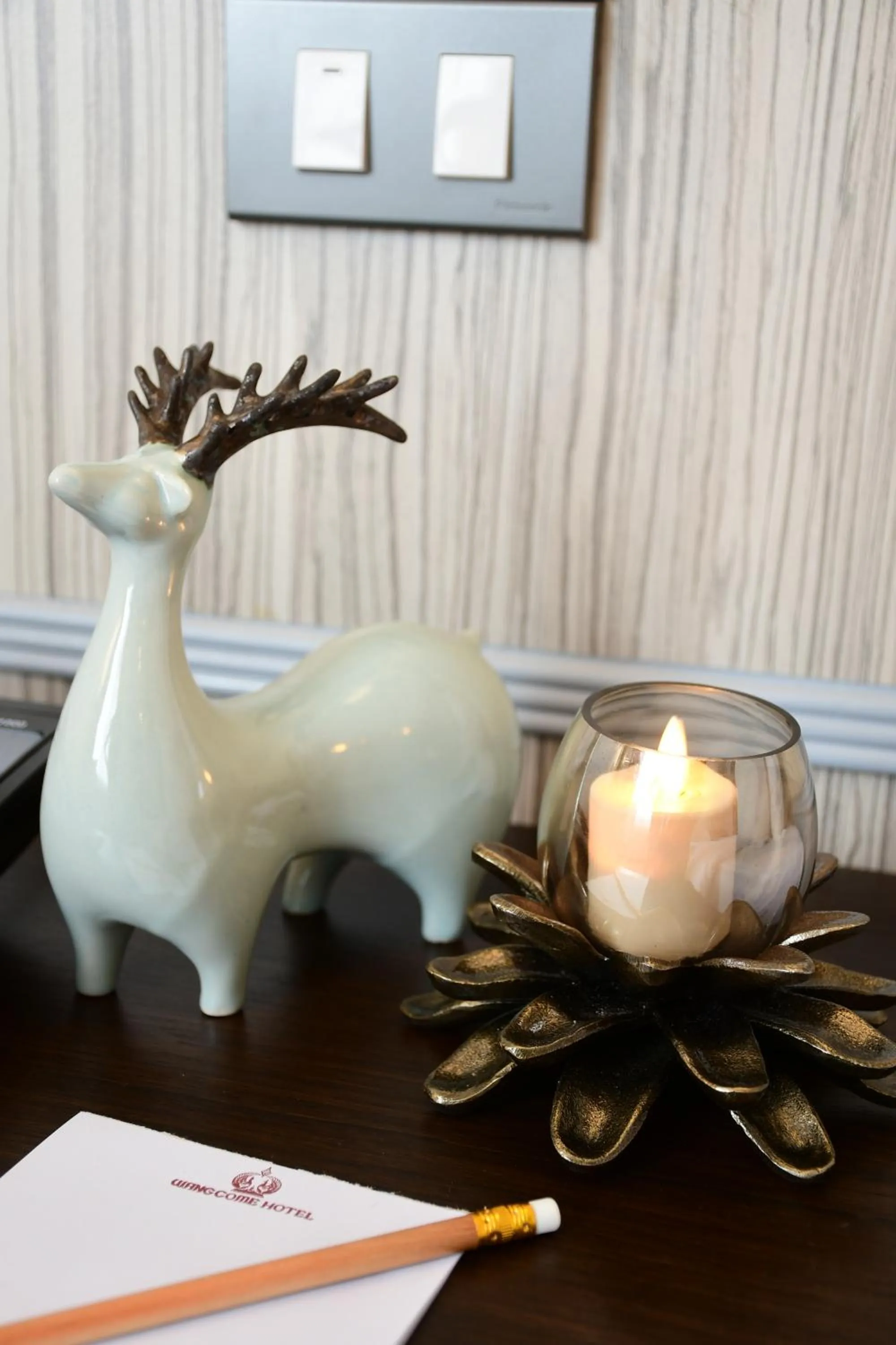 Seating area in Wangcome Hotel