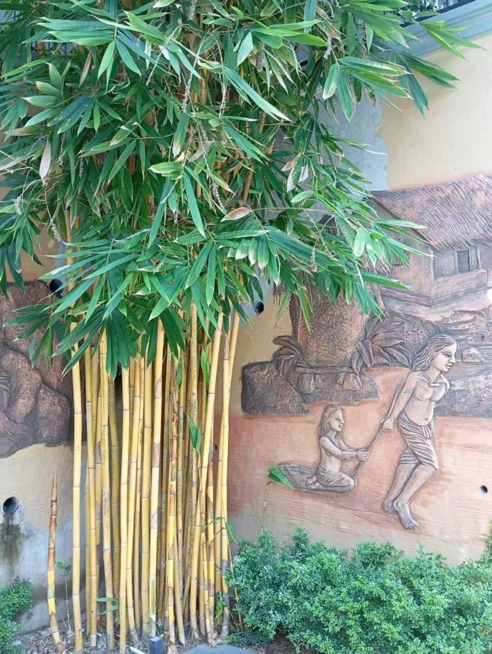 Decorative detail in Villa Rumassala Luxury Chalets Unawatuna