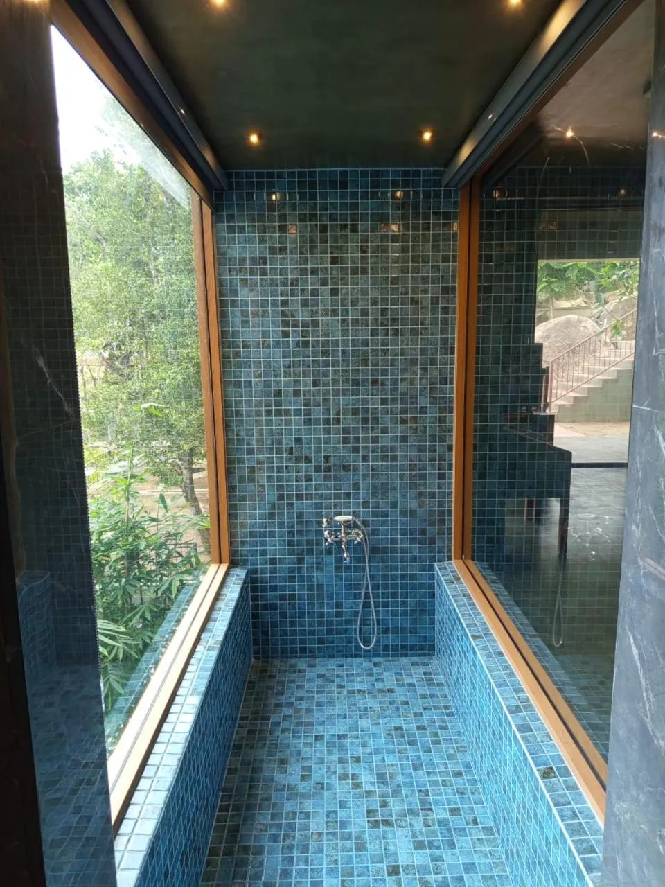 Pool view in Villa Rumassala Luxury Chalets Unawatuna