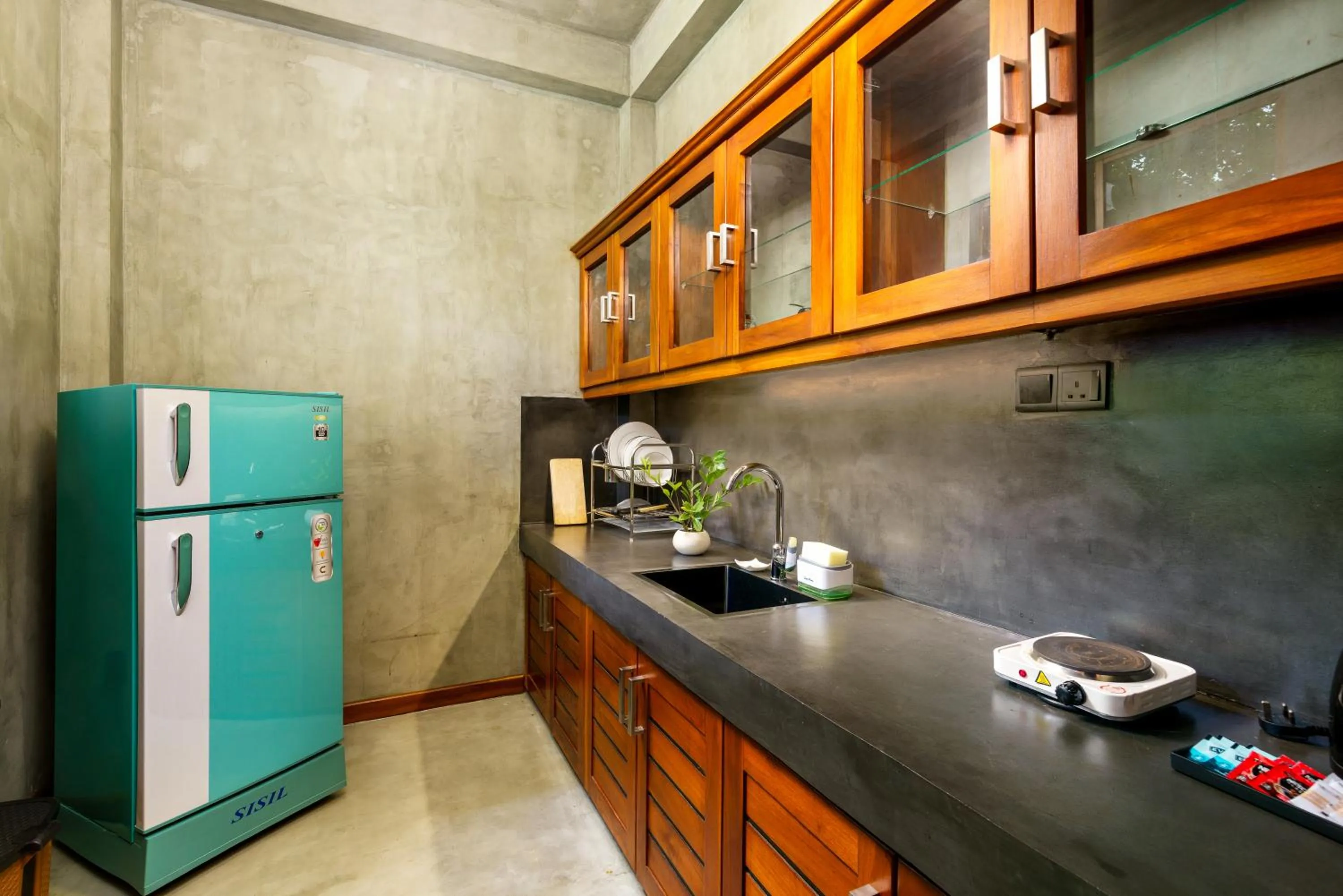 stove in Villa Rumassala Luxury Chalets Unawatuna